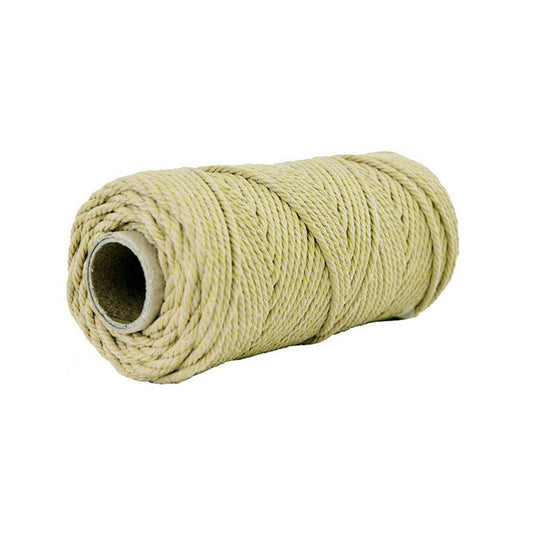 Khaki Craft Macrame Twisted Cotton Artisan Rope Weaving Wire