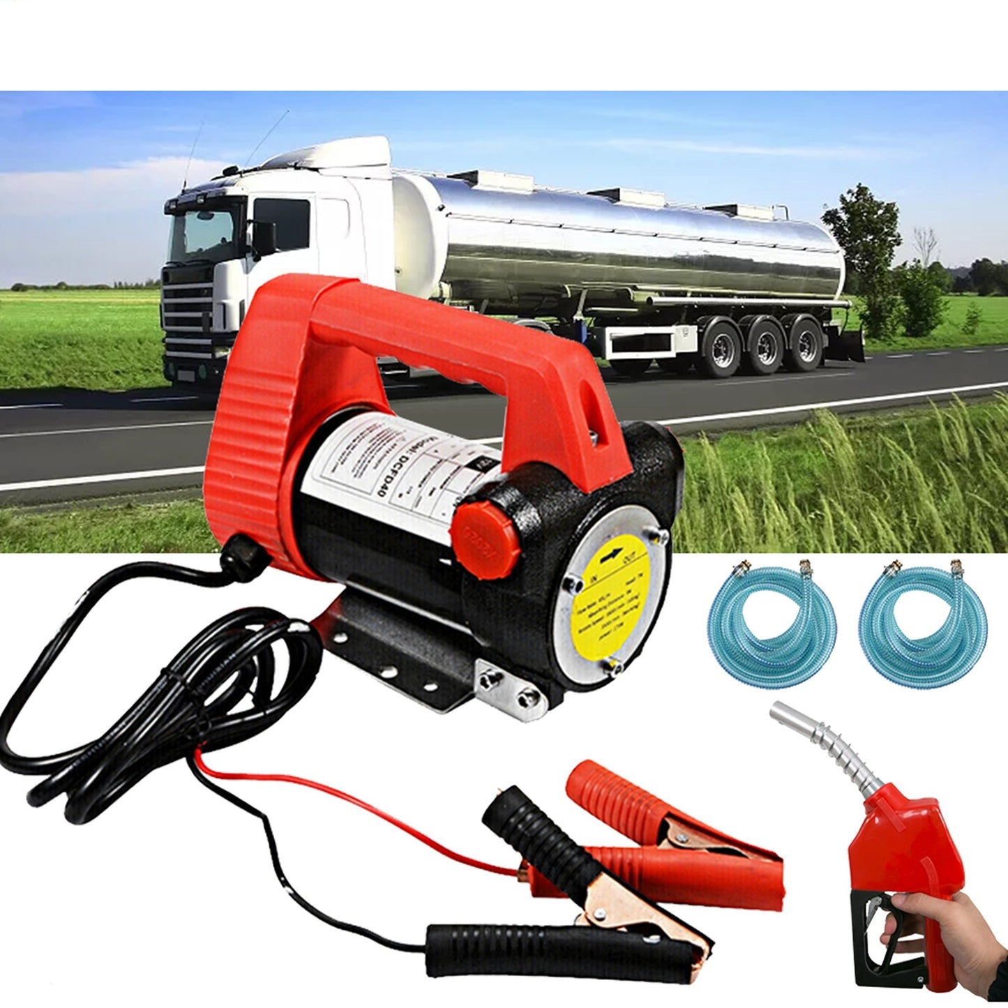 Fuel Transfer Electric Bowser Pump for Diesel Oil Water Bio