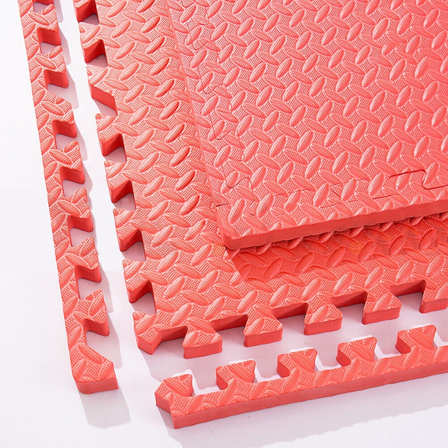 12pcs EVA Foam Gym Floor Mats Heavy Duty Interlocking Tiles