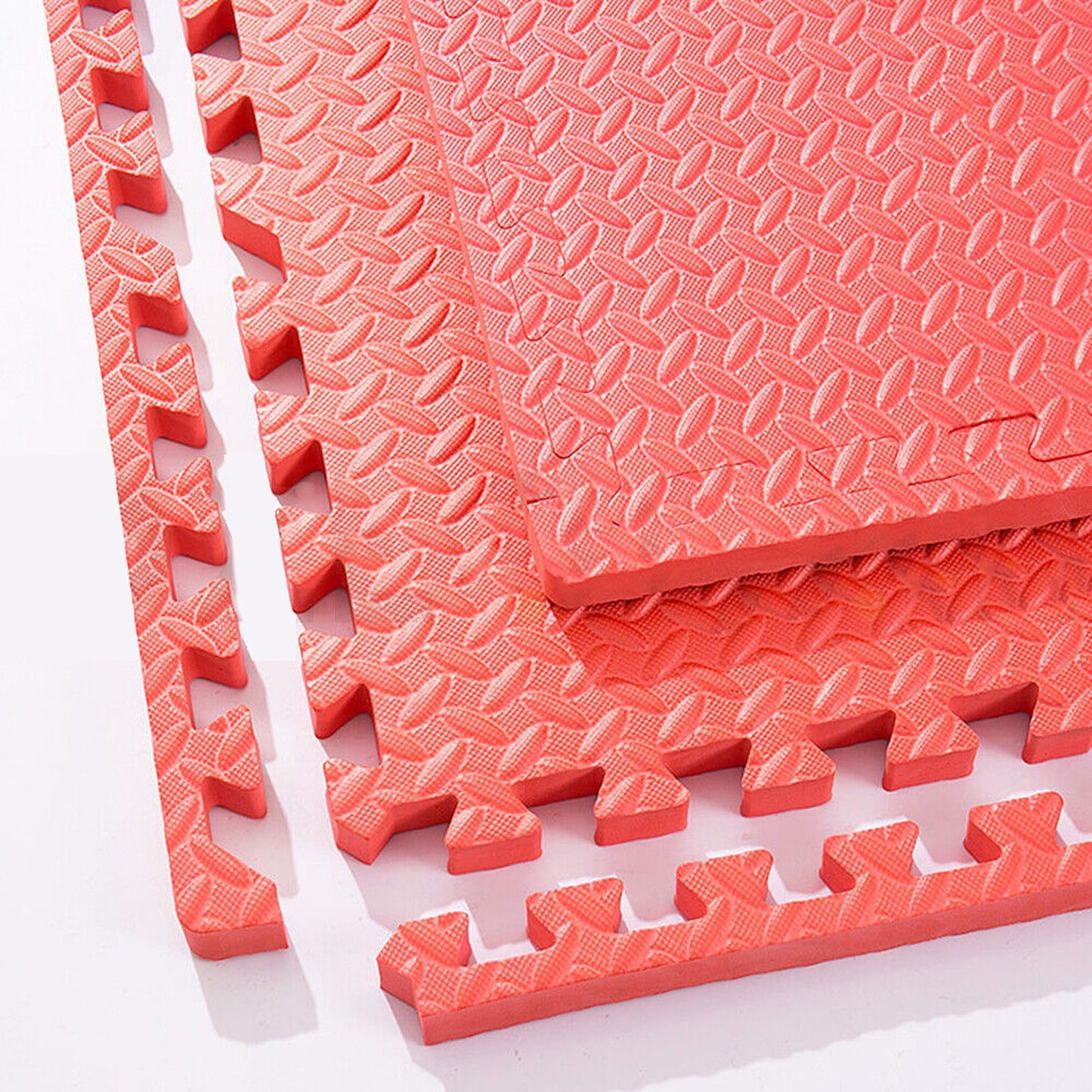 4pcs Gym Floor Mats EVA Foam Interlocking Heavy Duty Puzzle
