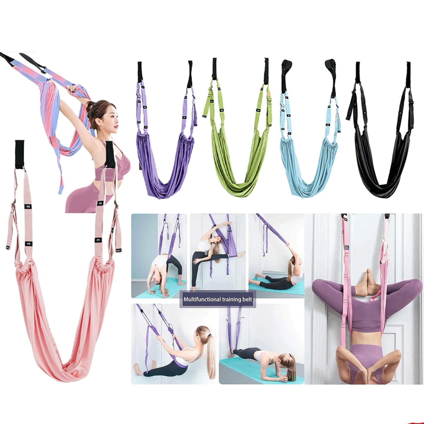 Anti-Gravity Yoga Hammock for Aerial Fitness and Stretching