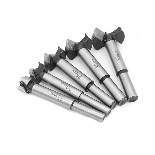 5pcs Woodworking Forstner Drill Bit Set Hole Saw Cutter Tools
