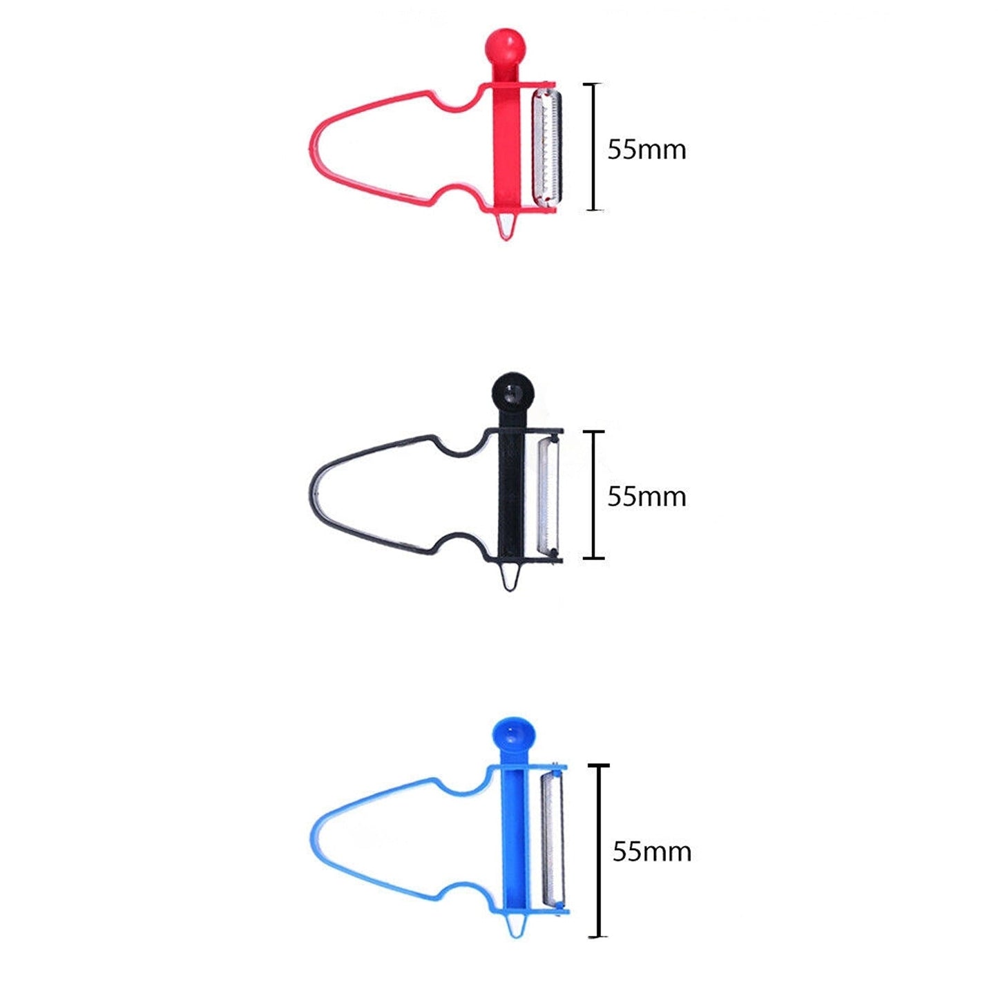 3pcs Original Magic Trio Peeler Set Vegetable Cutter Shredder Slicer