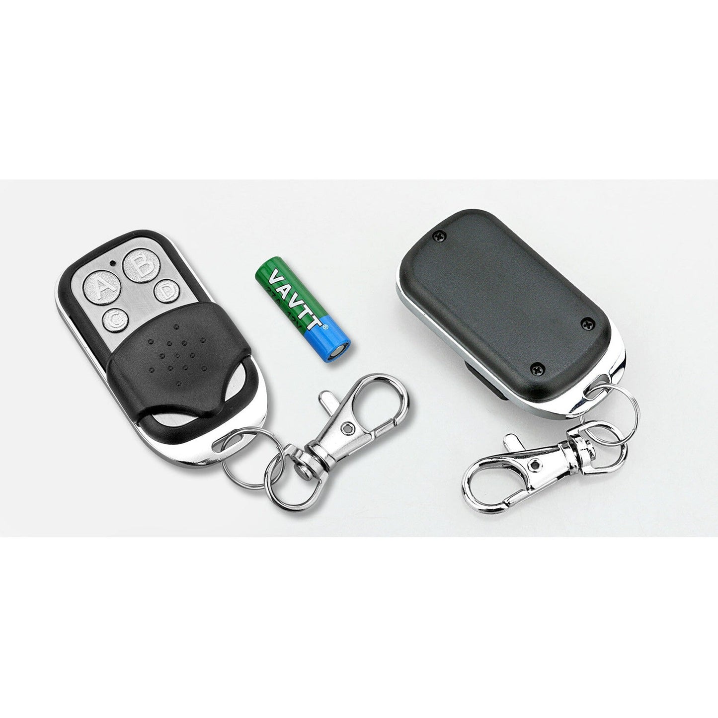 2pcs Universal Garage Door Gate Remote Control Key Fob Cloning Replacement