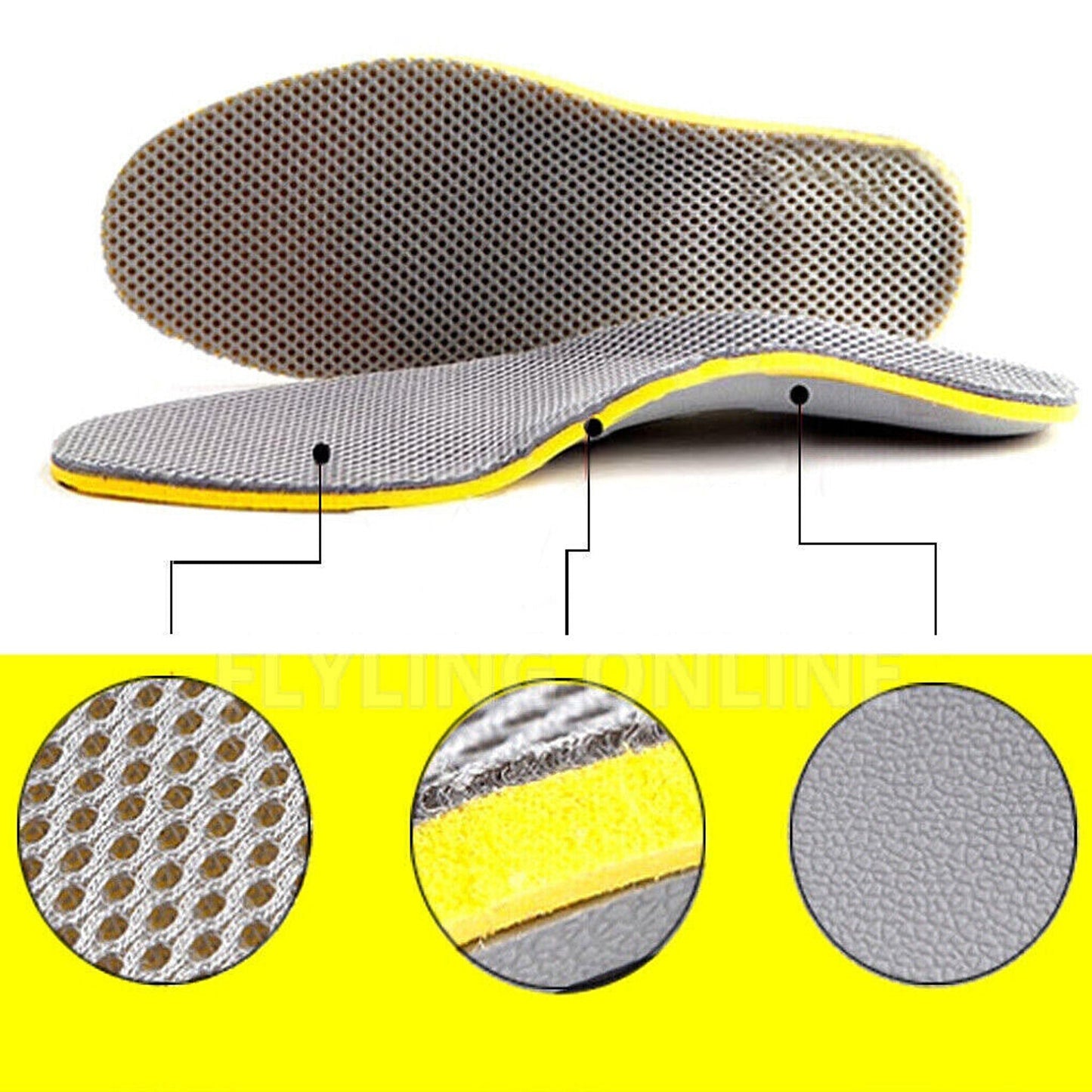 Orthotic Arch Support Insoles for Men and Women