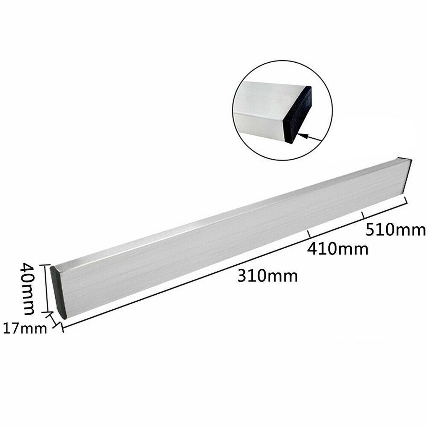 Magnetic Stainless Steel Knife Rack Holder Tool Shelf Magnet 31 to 51cm