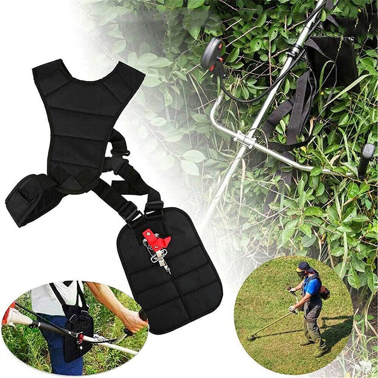 Double Shoulder Harness Strap for Grass Trimmers and Brush Cutters