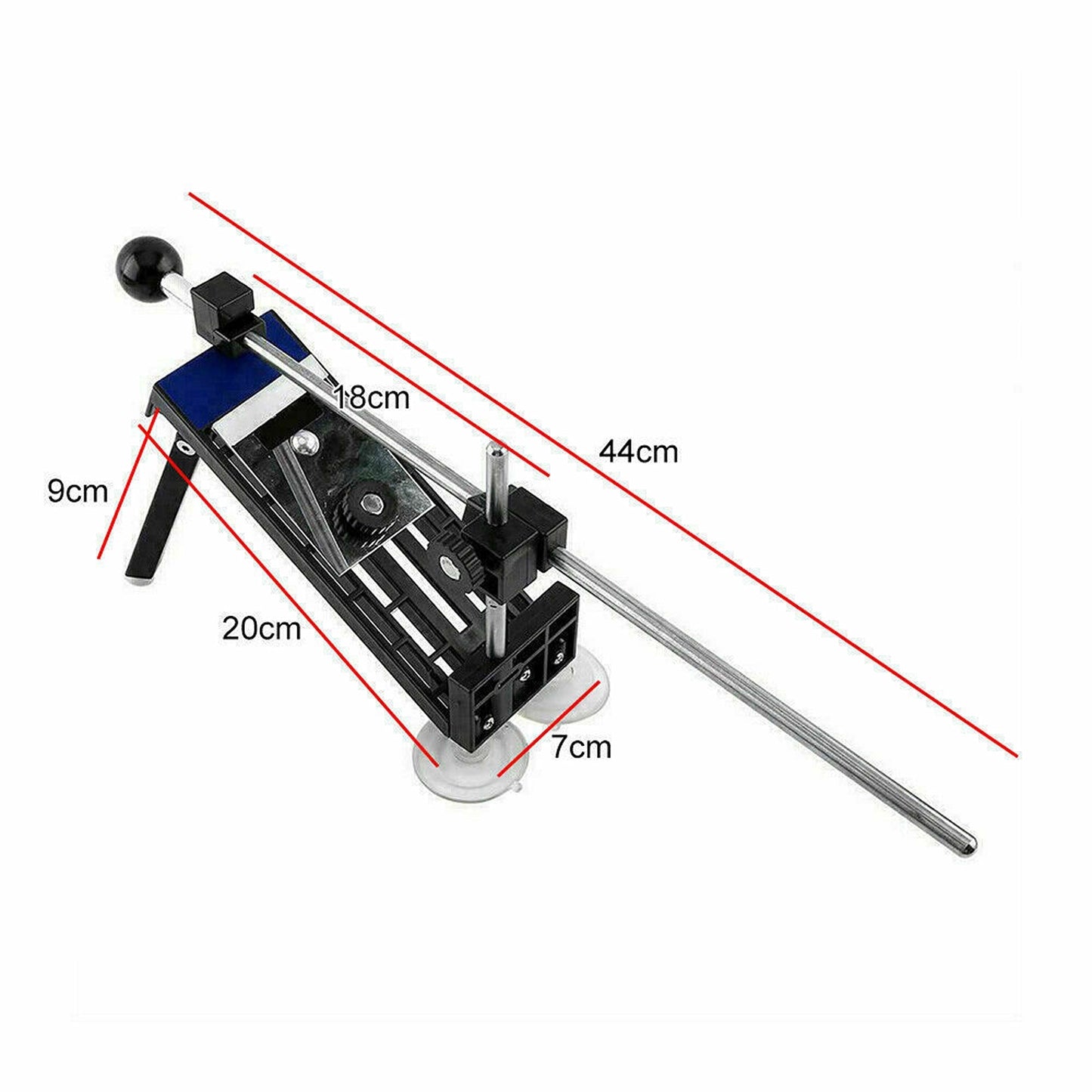 Chef Knife Sharpener Professional Kitchen Tool with 4 Stones System