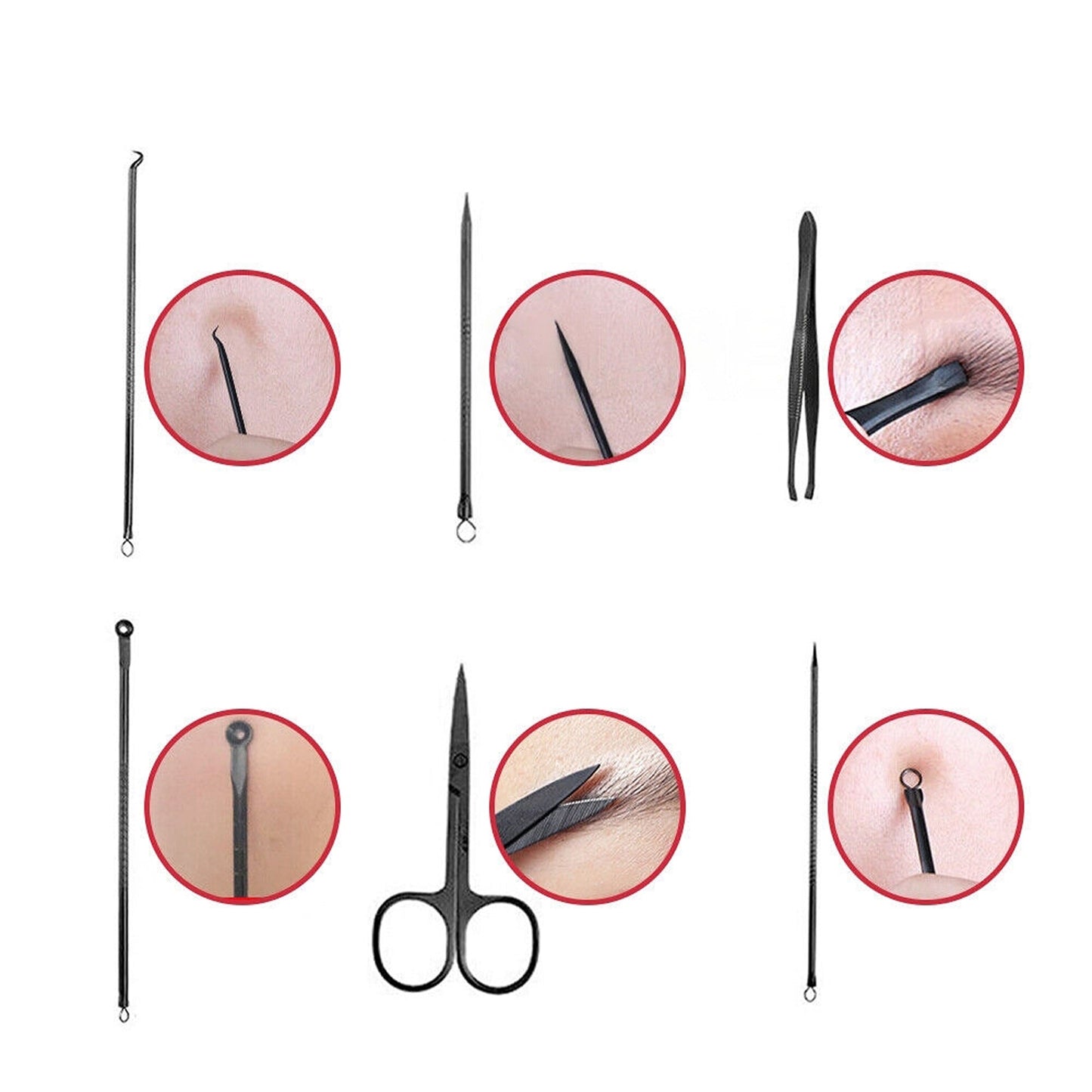 Complete Pedicure Manicure Set 24pcs Stainless Steel Grooming Kit