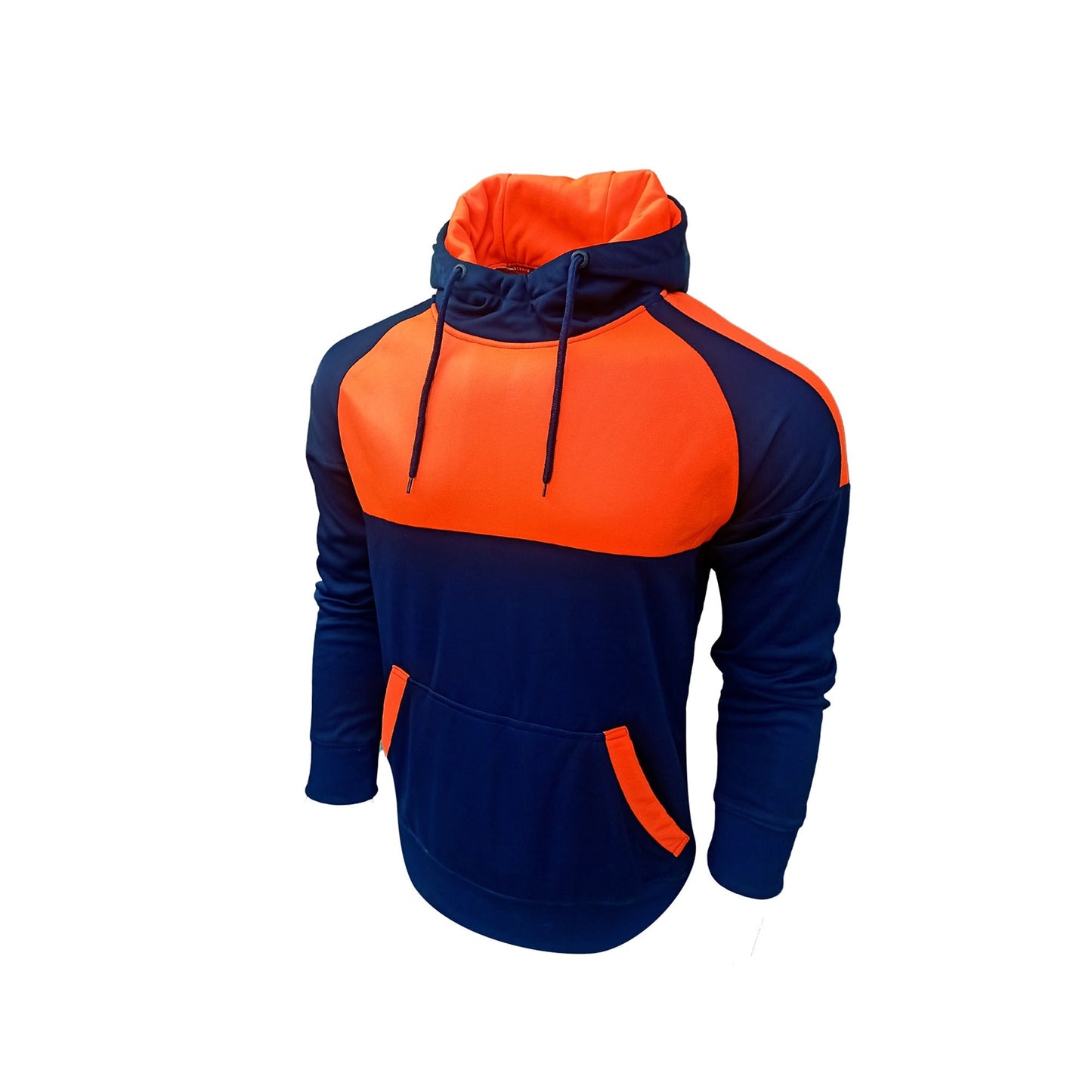 Orange Reflective Sports Workwear Men Hoodie Jacket
