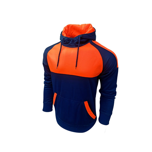Orange Reflective Sports Workwear Men Hoodie Jacket