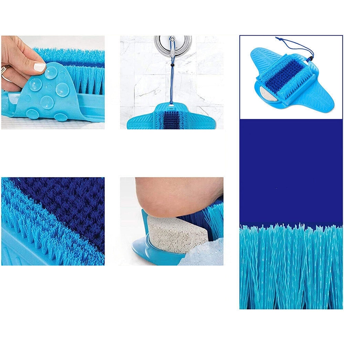 Foot Massage and Cleaner for Shower Non-Slip Scrubber