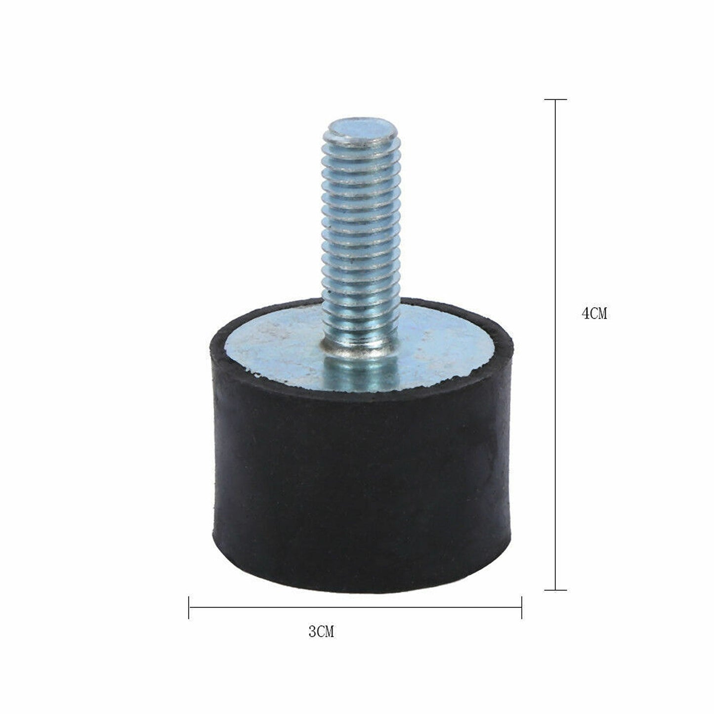 4pcs M8 Rubber Anti Vibration Isolator Mounts for Car Bobbin