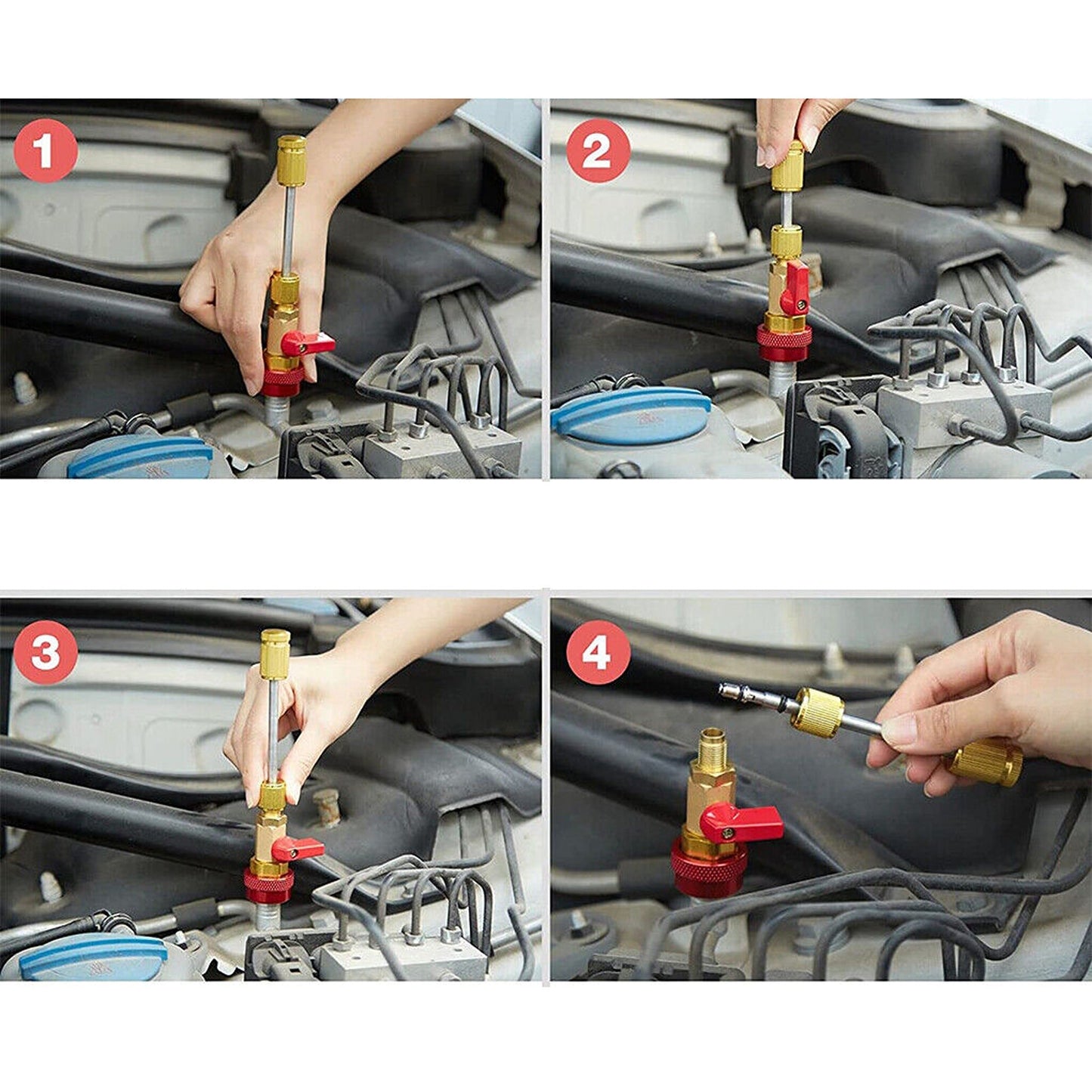 Car AC R134A Valve Core Removal Tool Set