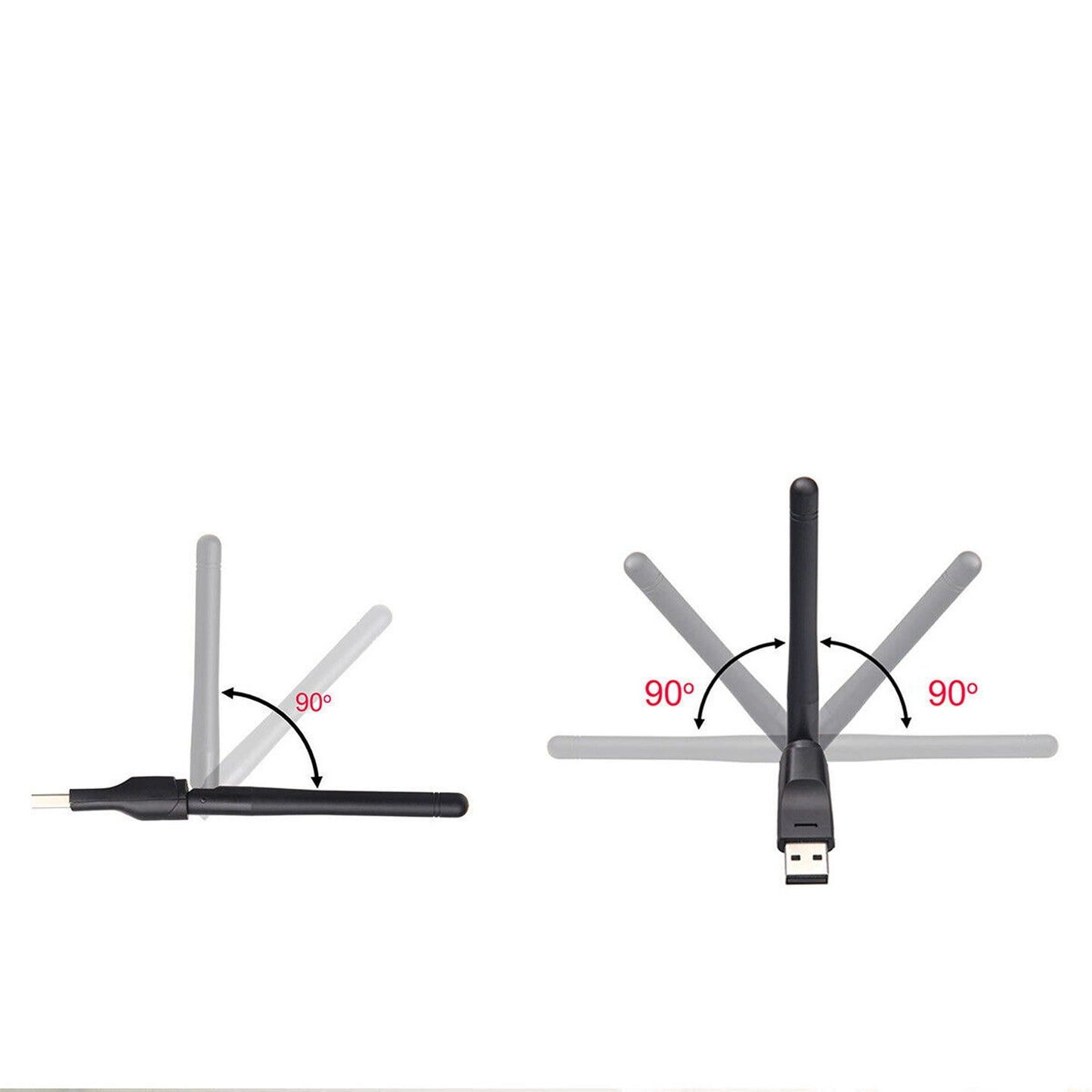 150Mbps Antenna PC WiFi USB Adapter Wireless Network Card