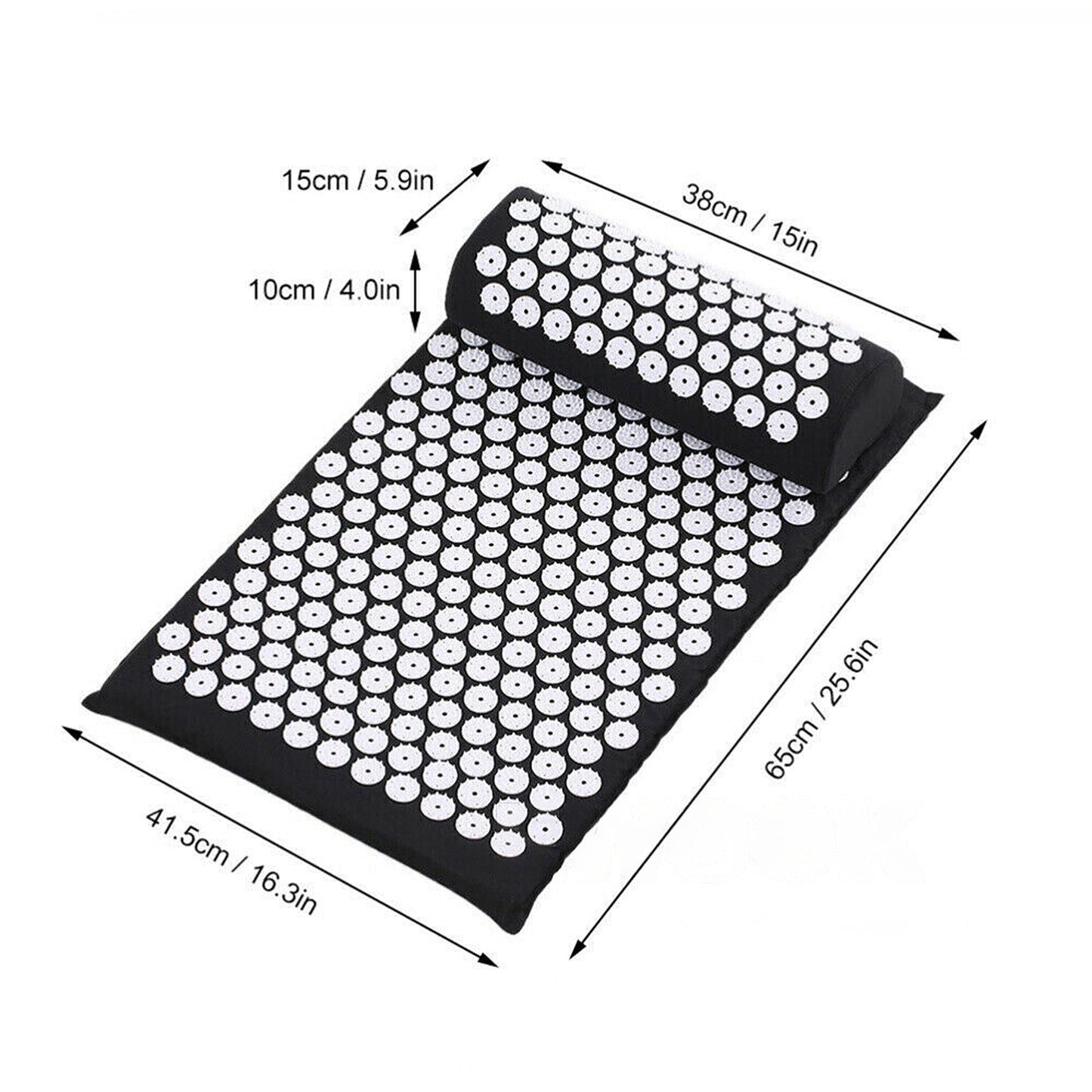 Yoga Shakti Acupressure Mat for Massage Pain and Stress Relief