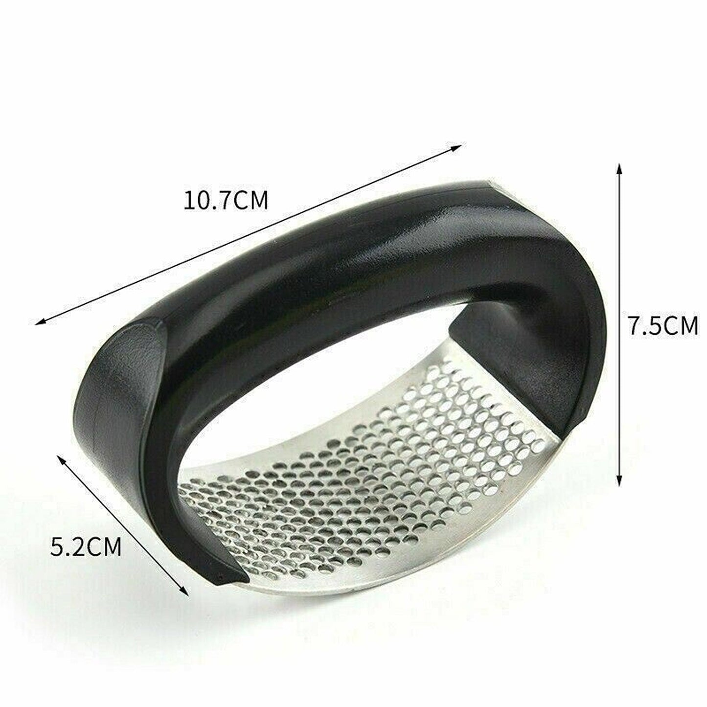 Manual Rocking Garlic Press Stainless Steel Kitchen Mincer