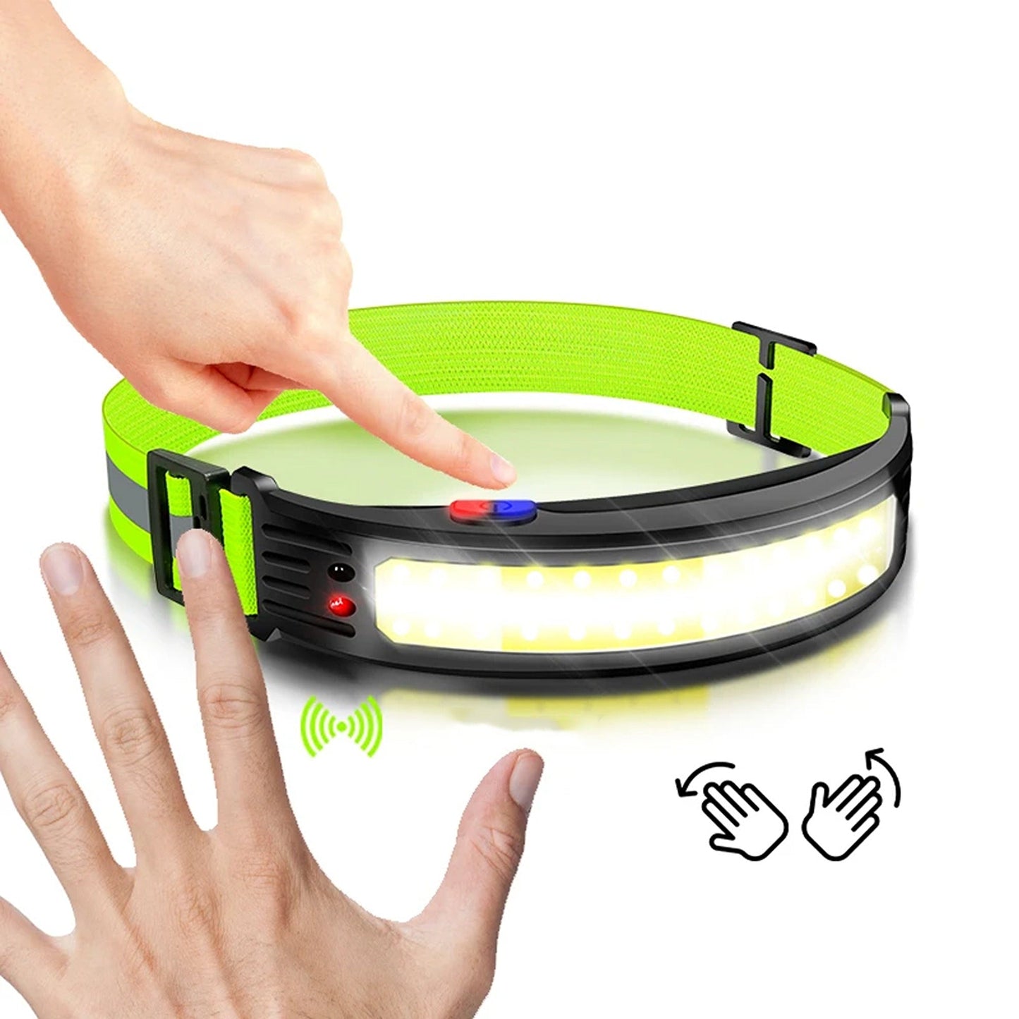 Motion Sensor Torch Waterproof USB Rechargeable COB LED