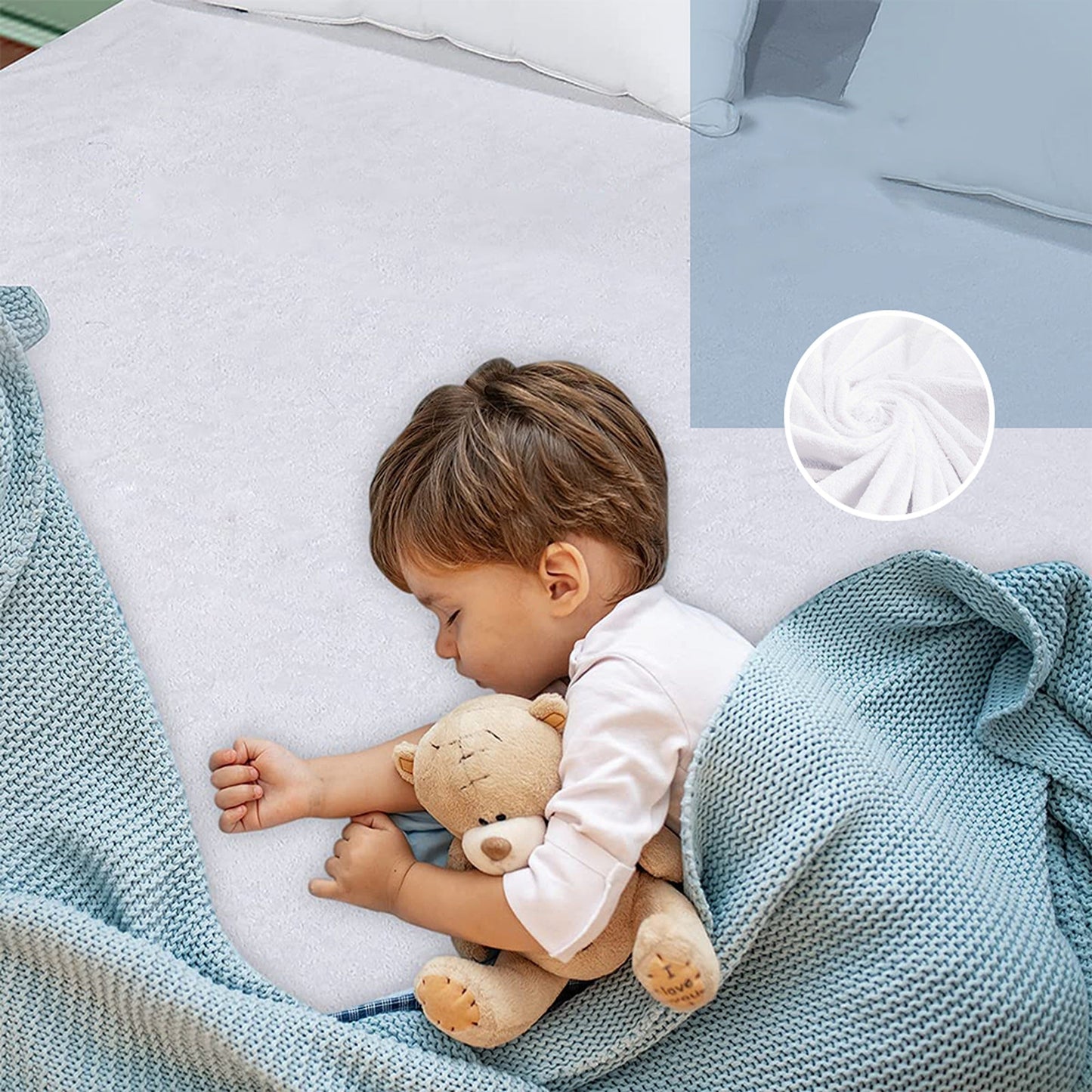 All Size Waterproof Mattress Protector Fully Fitted Terry Cotton Cover