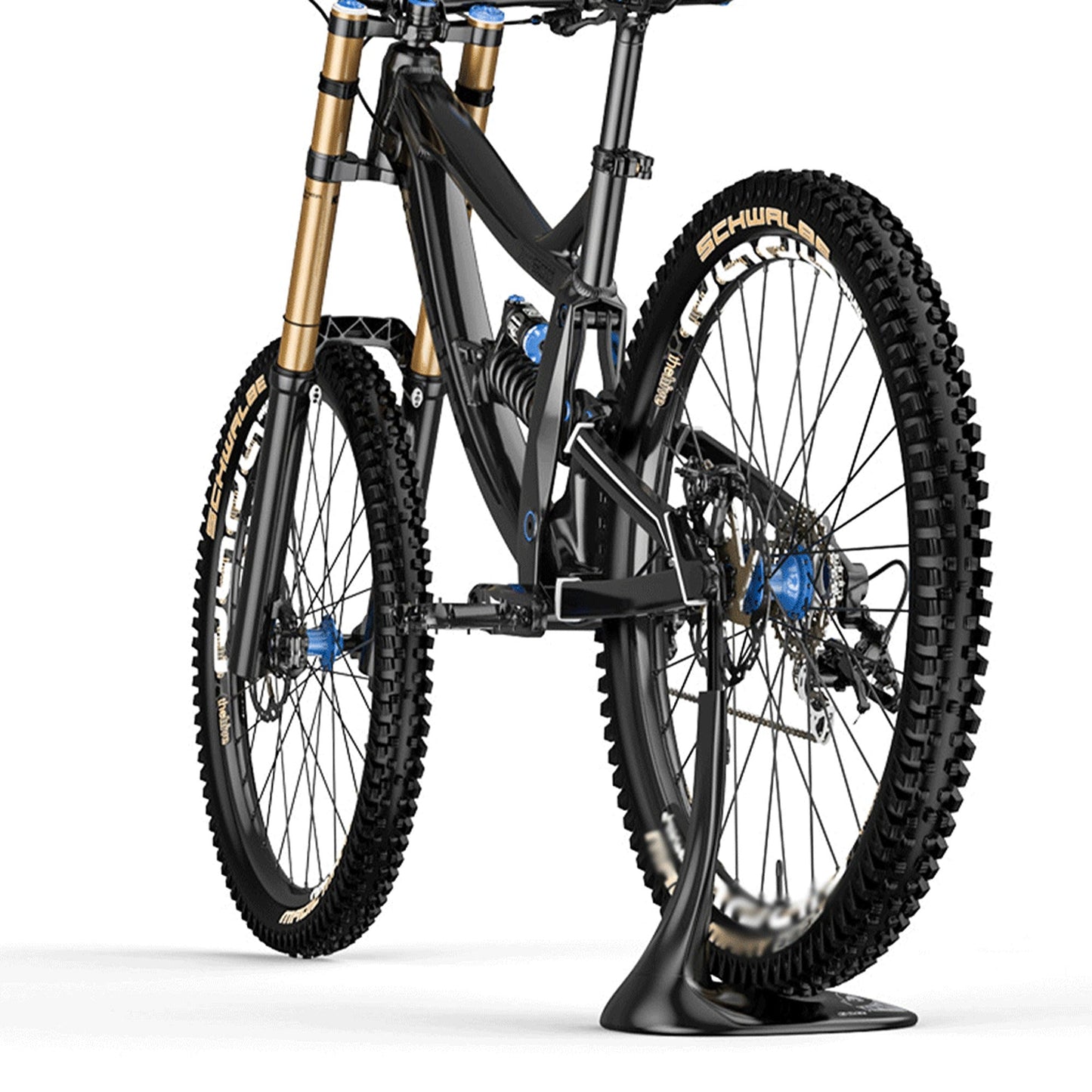 Adjustable Vertical Bike Stand with Floor Support