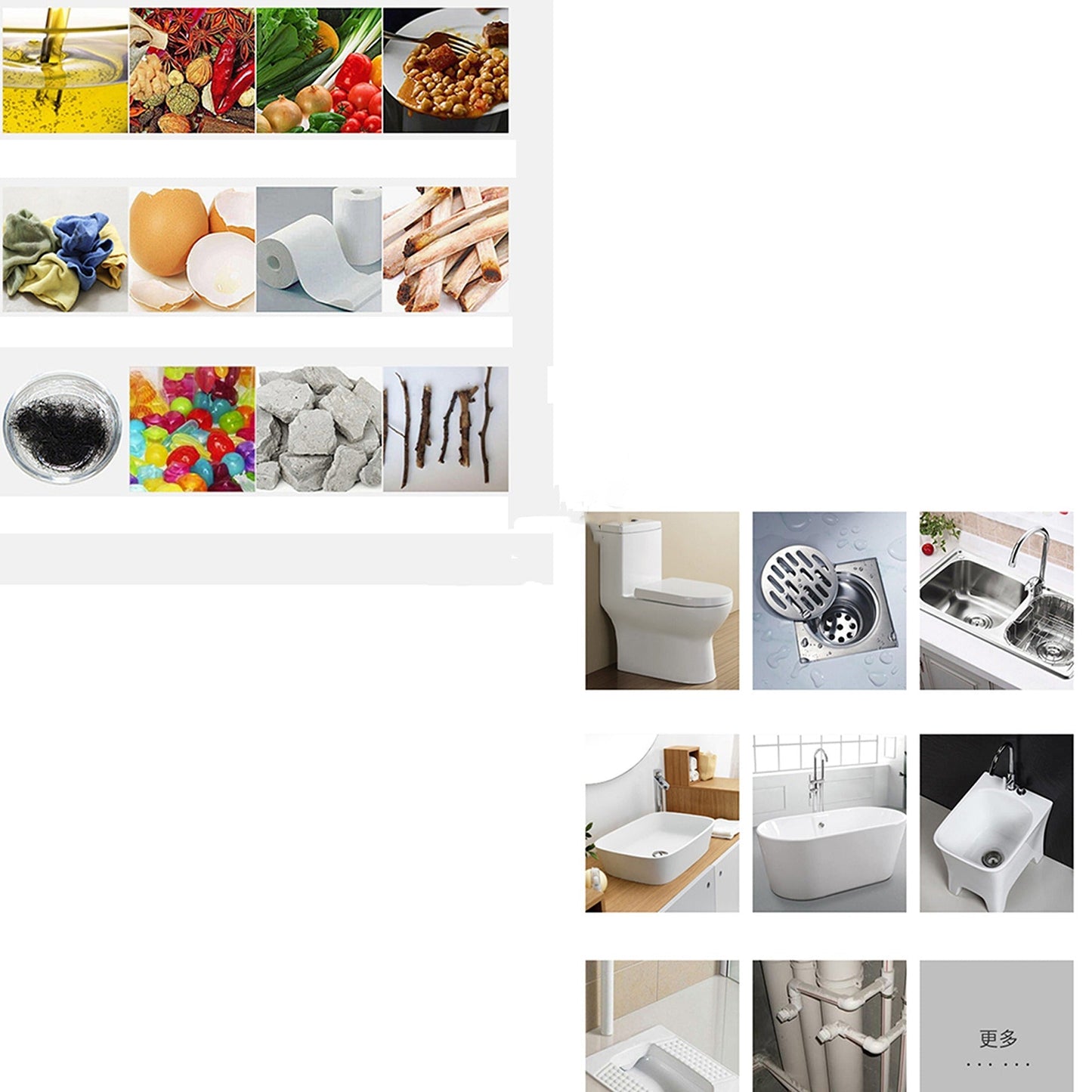 Plumbing Drain Snake with 6 Drill Bits for Pipe Cleaning 12M