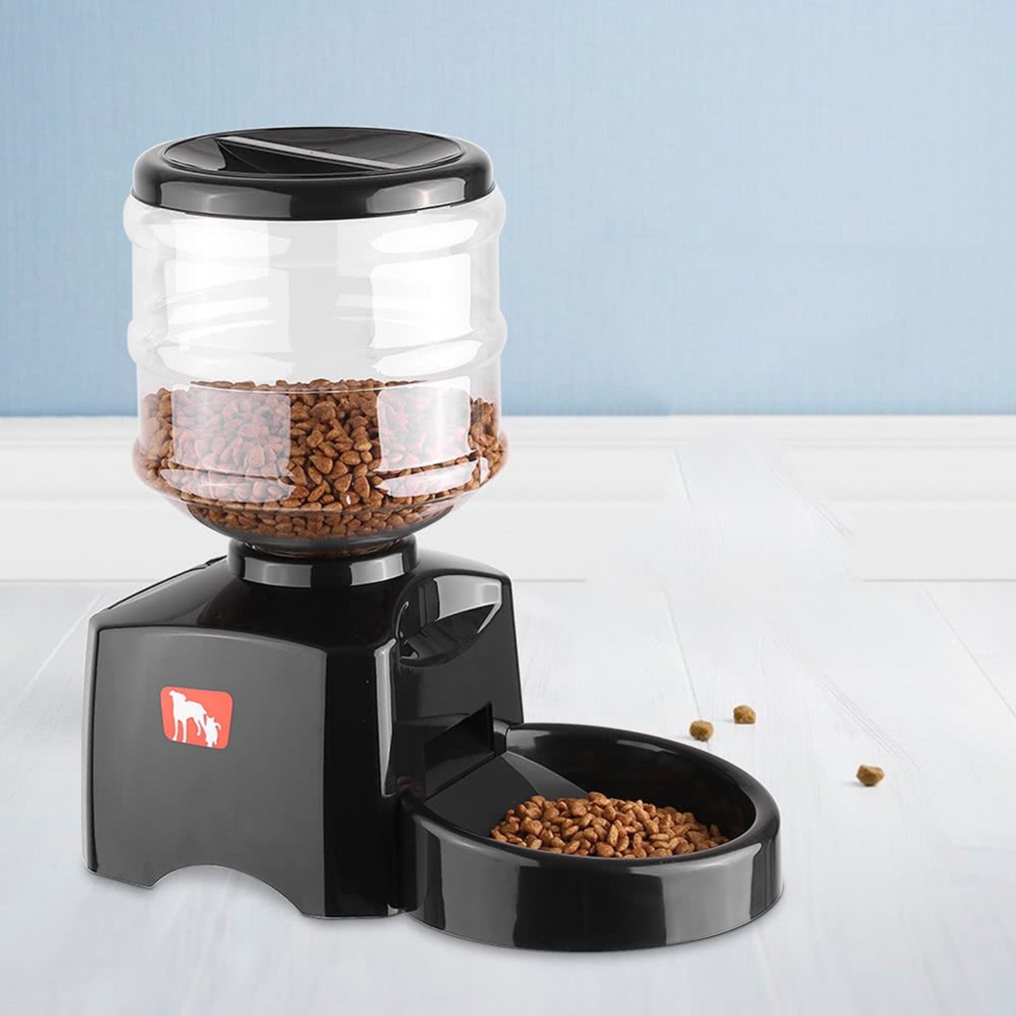 Automatic Pet Feeder with LCD Timer for Dogs and Cats 5.5L