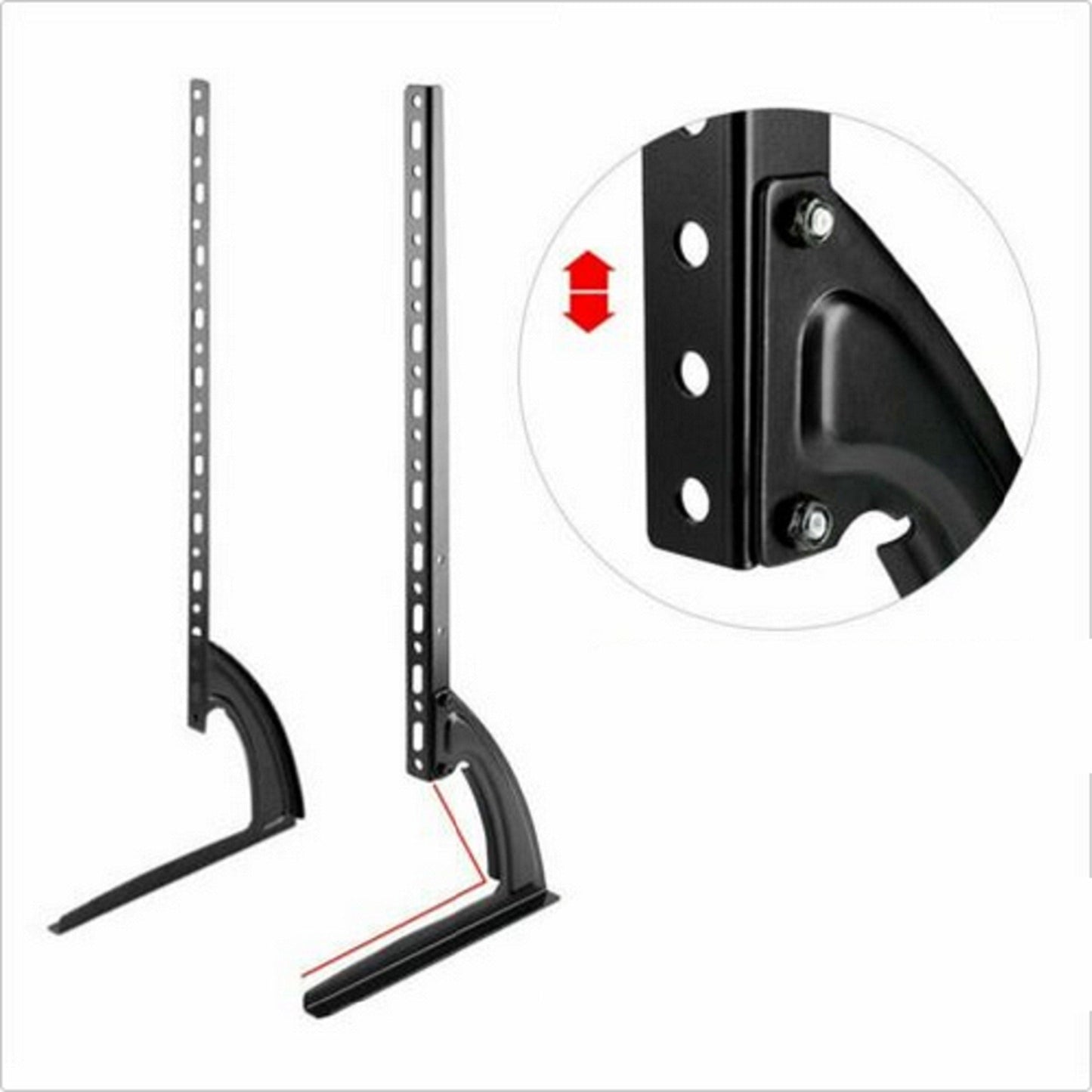 Universal Stand Legs Pedestal Bracket Mount Base For 14 To 75in TV Screen
