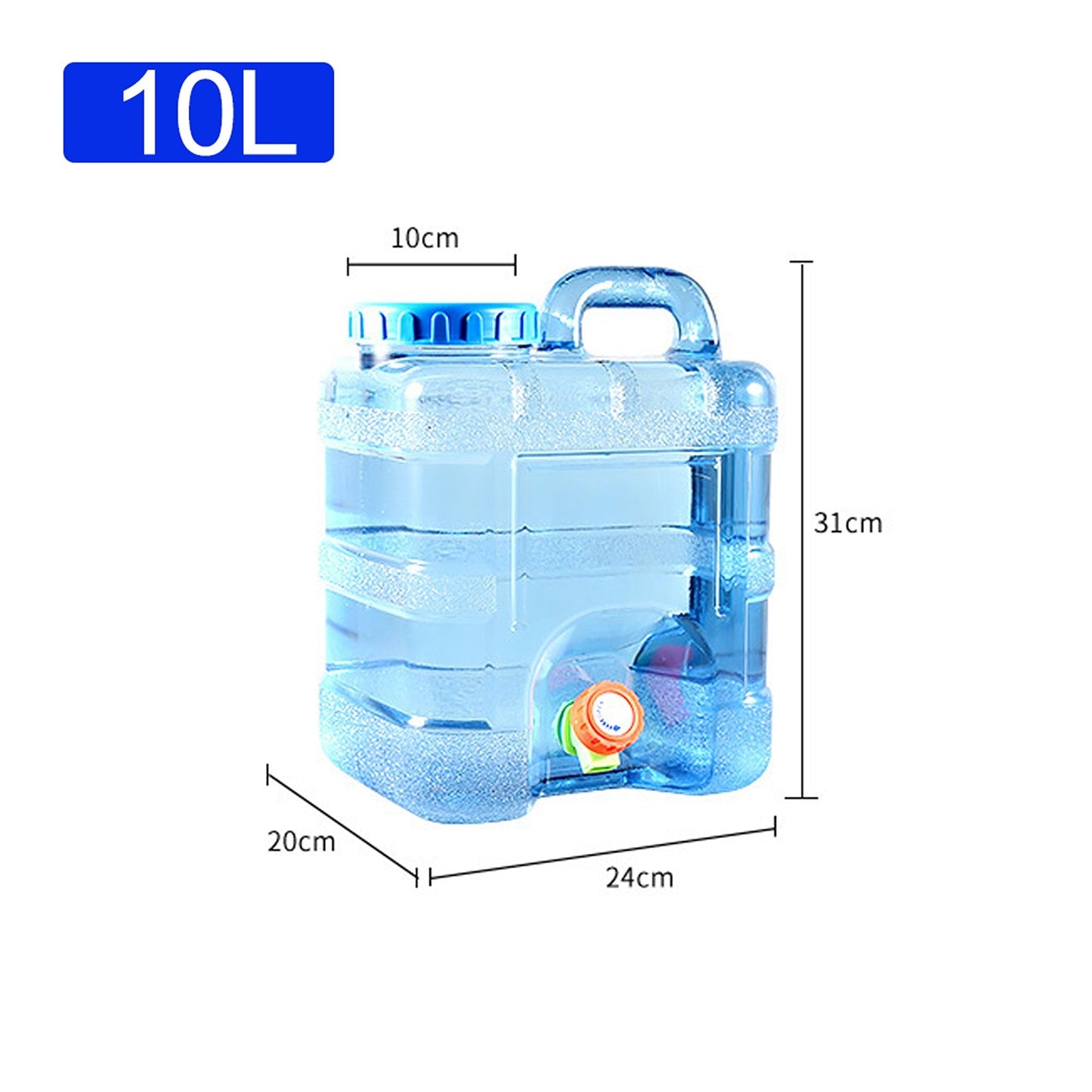 Portable Spigot Water Container for Camping 5L-25L Storage