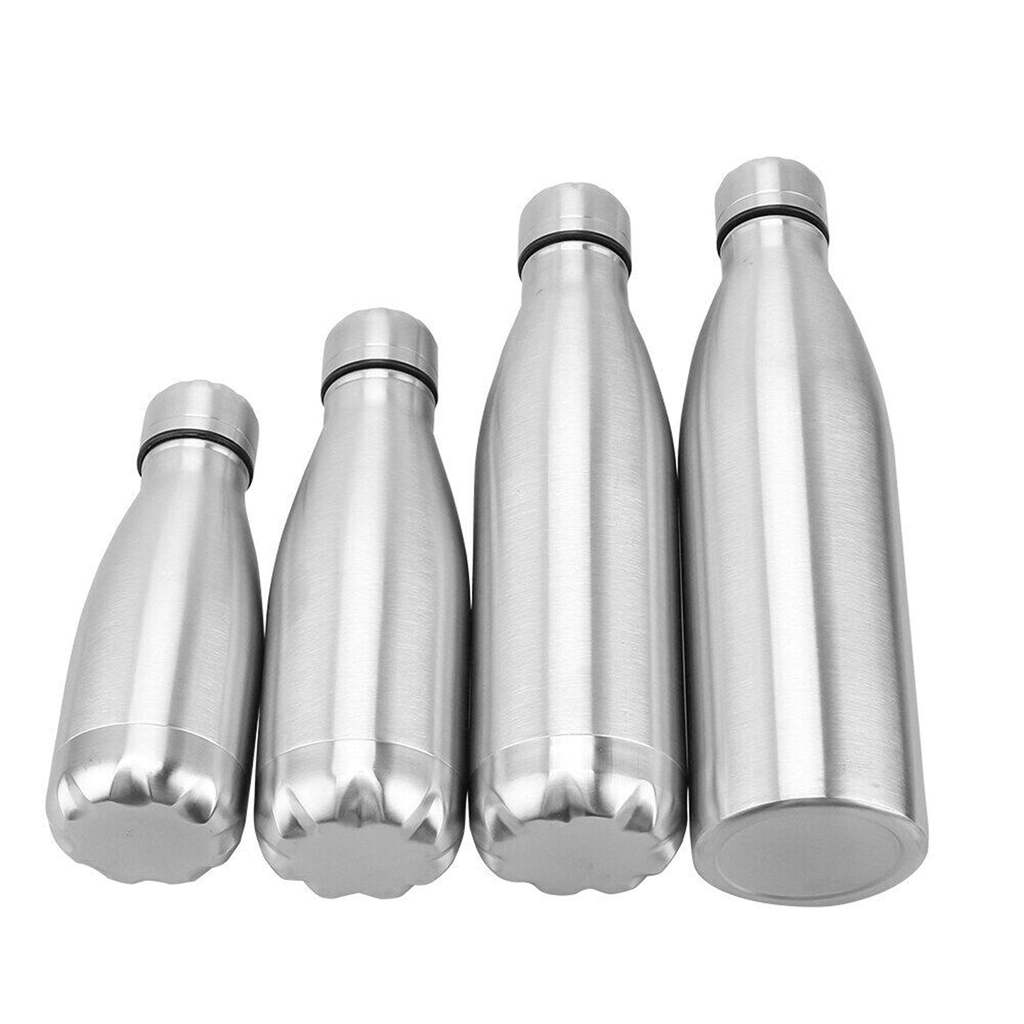 Double Wall Insulated Stainless Steel Water Bottle Sports Drink Flask