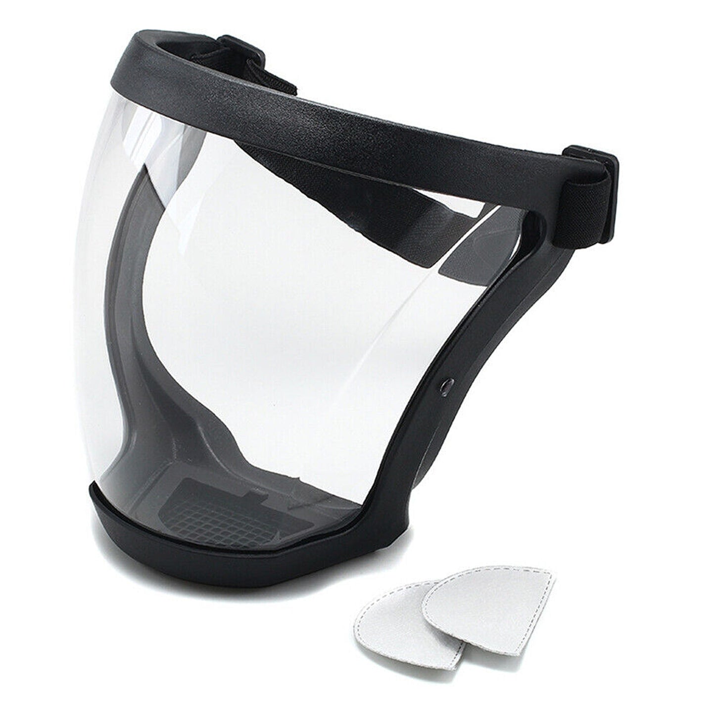 Transparent Full Face Safety Shield with Anti-Fog Protection