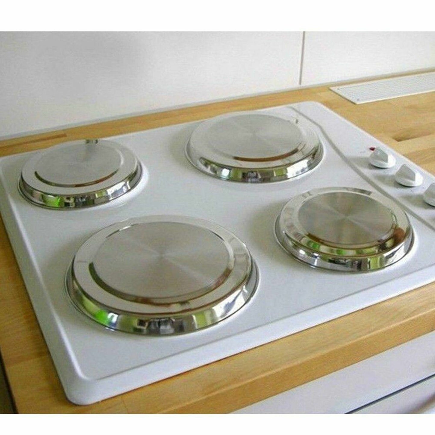 4pcs Stainless Steel Stove Top Covers for Kitchen Cooker Protection