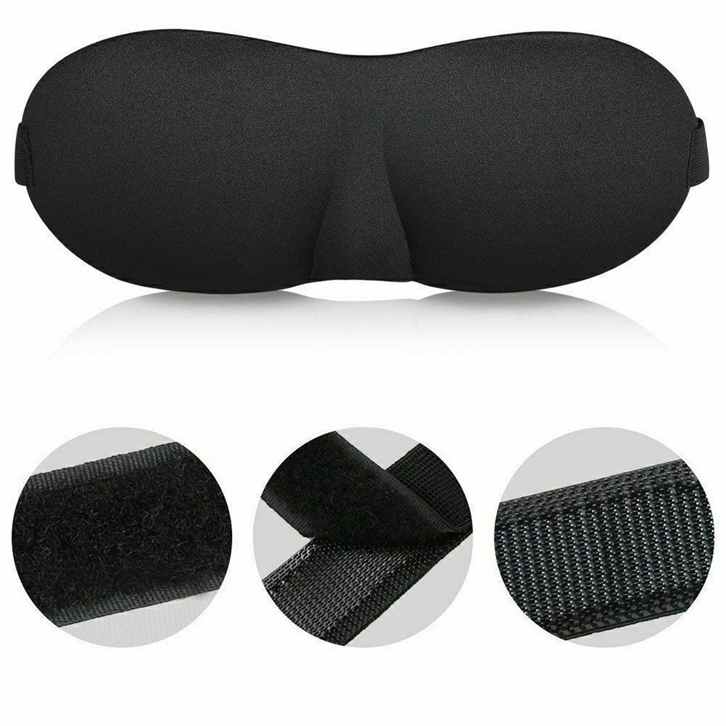 4pcs Memory Foam Sleep Mask Soft Padded Eye Shade for Travel