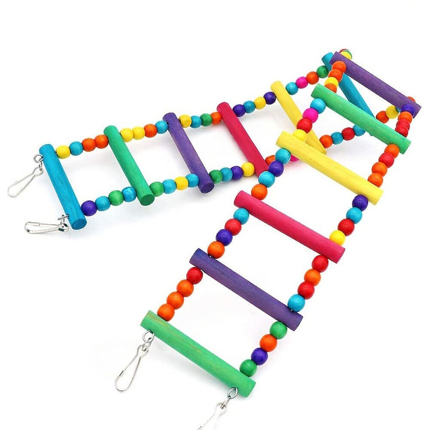 10pcs Parrot Cage Toy Set Swing Chewing Hanging Bell