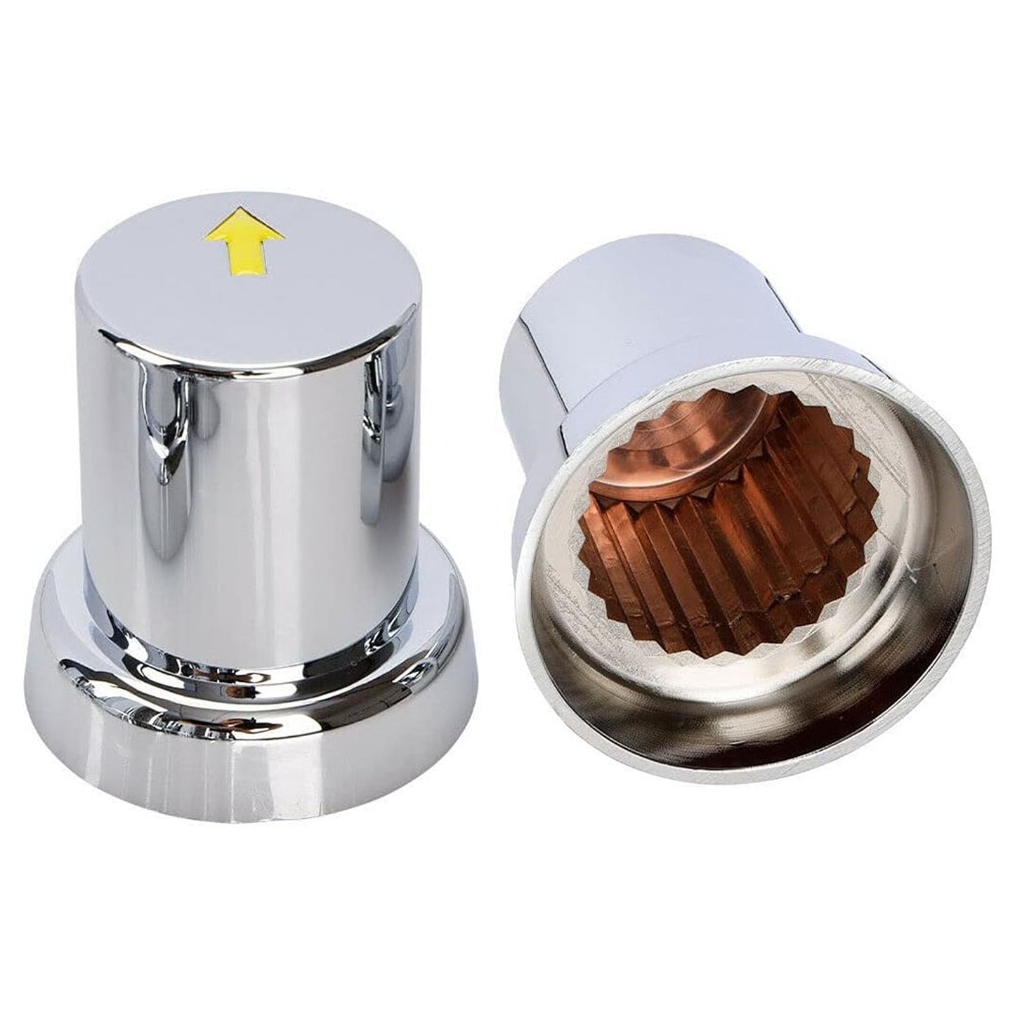 20pcs Chrome Arrow Safety Wheel Nut Covers for Buses and Trucks