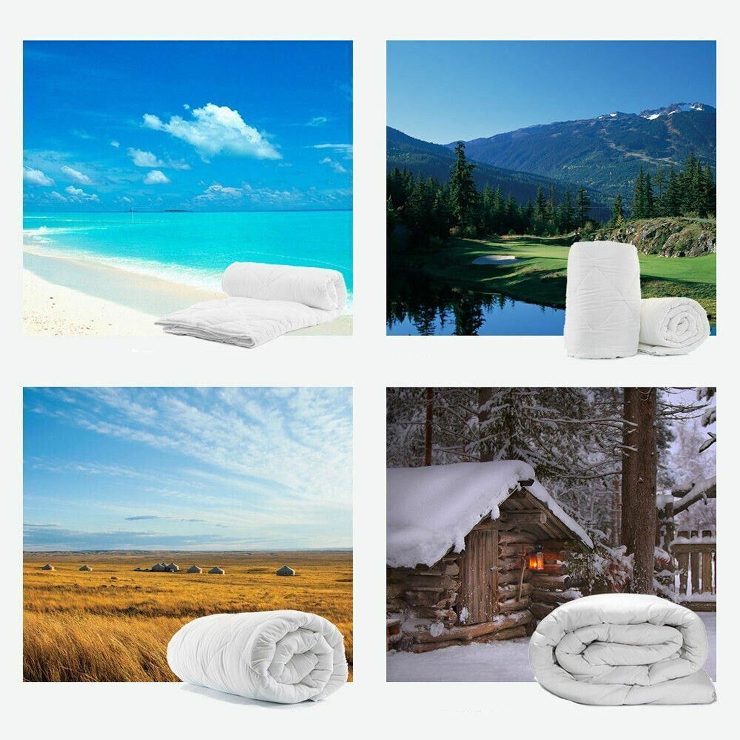 500GSM Merino Wool Duvet for Summer and Winter Single Double Queen King