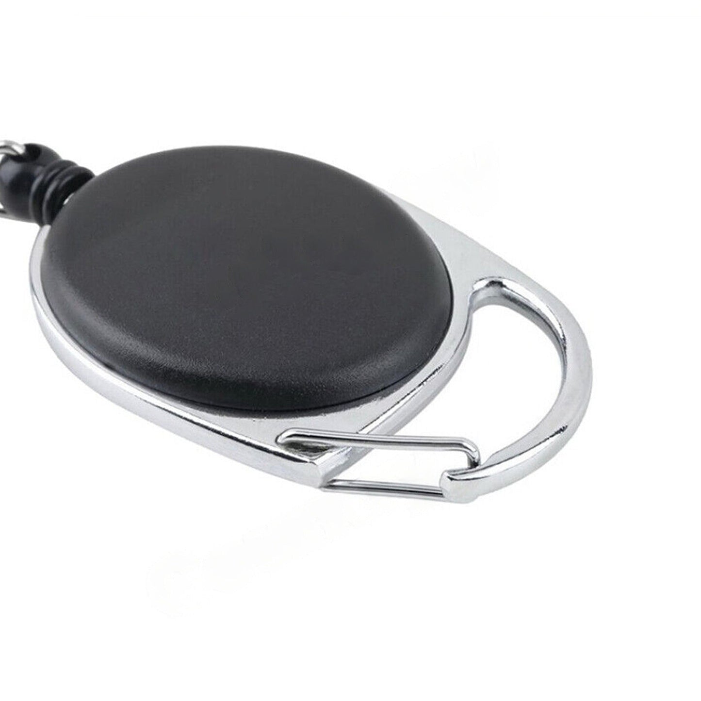 Business Security Retractable ID Badge Holder Lanyard Key Ring Opal Card
