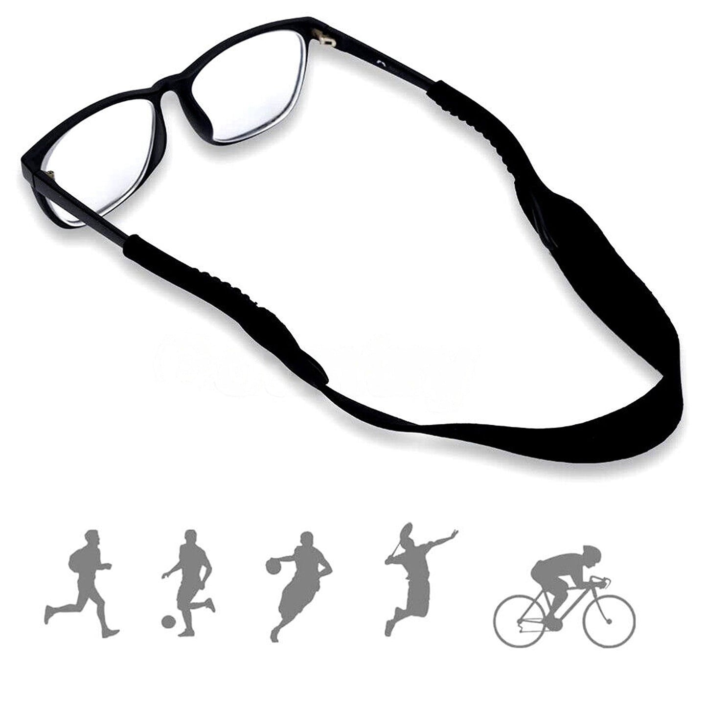 5pcs Neoprene Eyewear Sunglasses Strap Sports Band Glasses Neck Cord