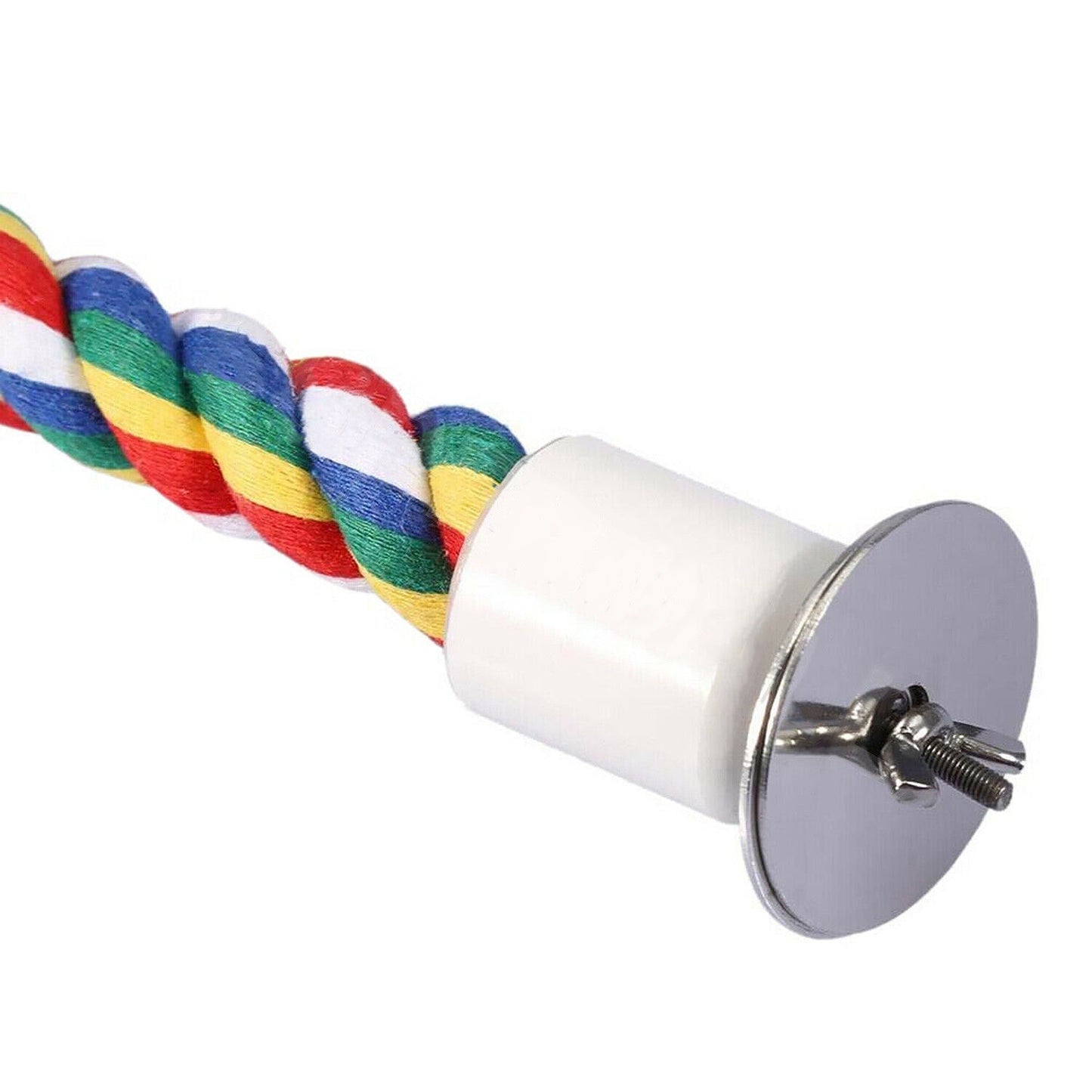 Colorful Bird Cage Comfy Rope Perches for Parrots and Pet Birds Toy
