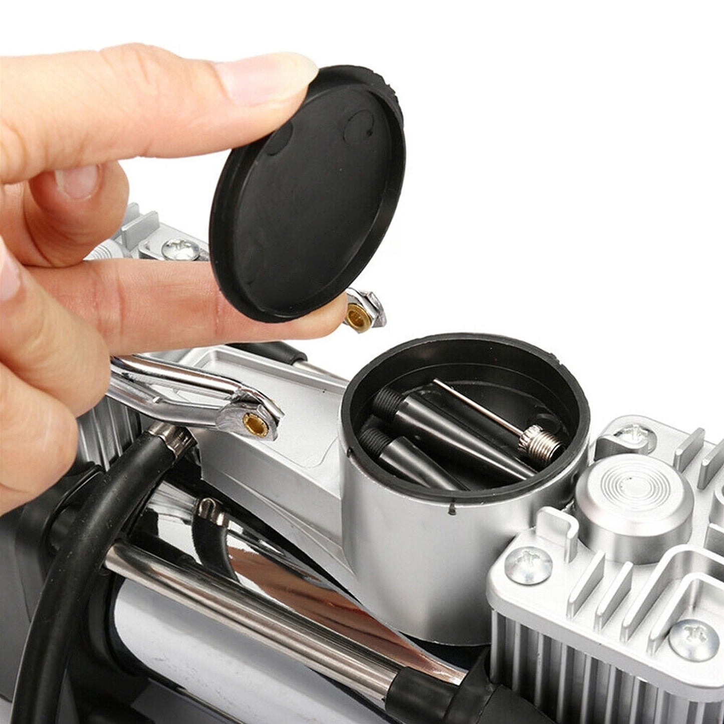 Heavy Duty Portable Air Compressor Auto Car Tire Tyre Inflator