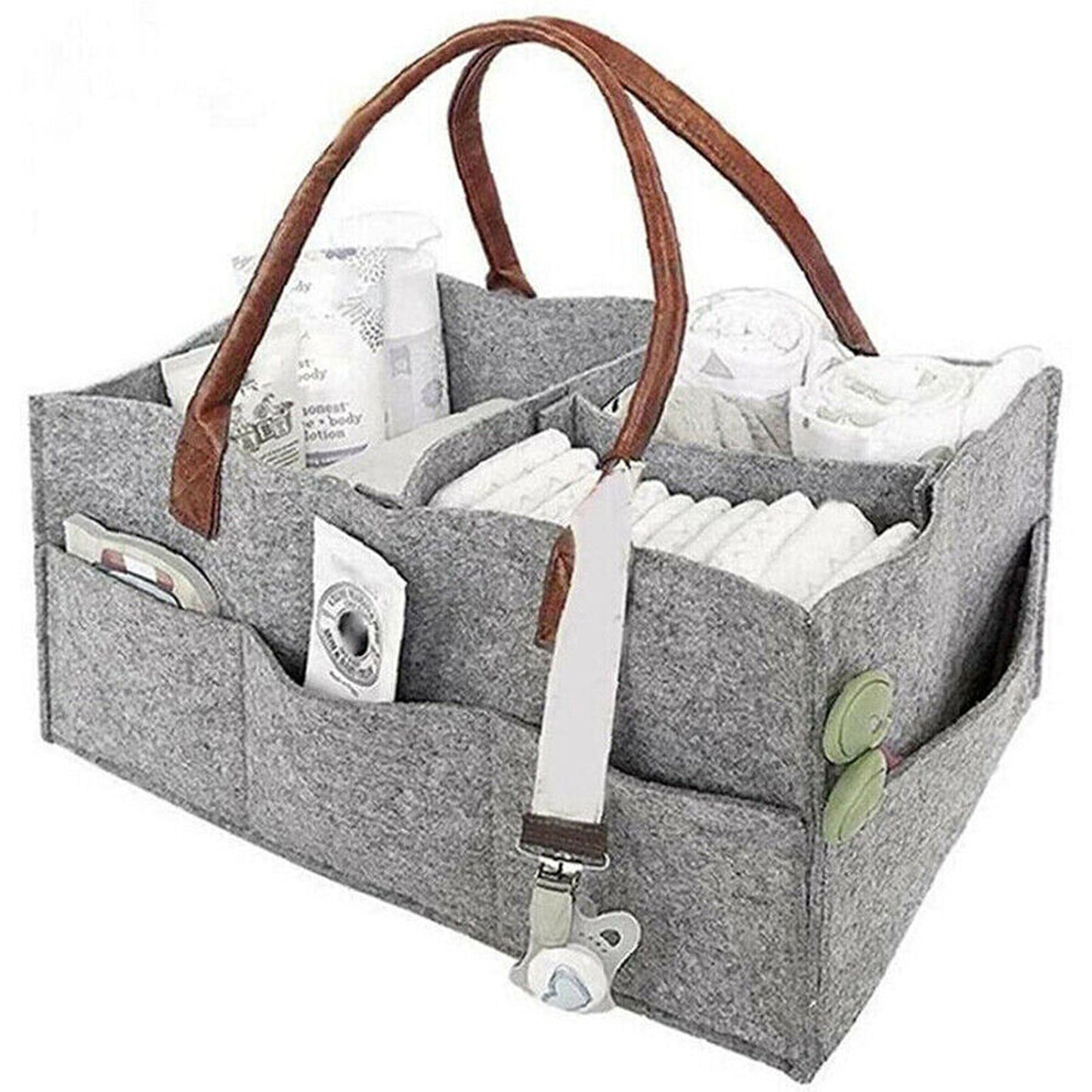 Infant Diaper Caddy Organizer Portable Nursery Storage Basket