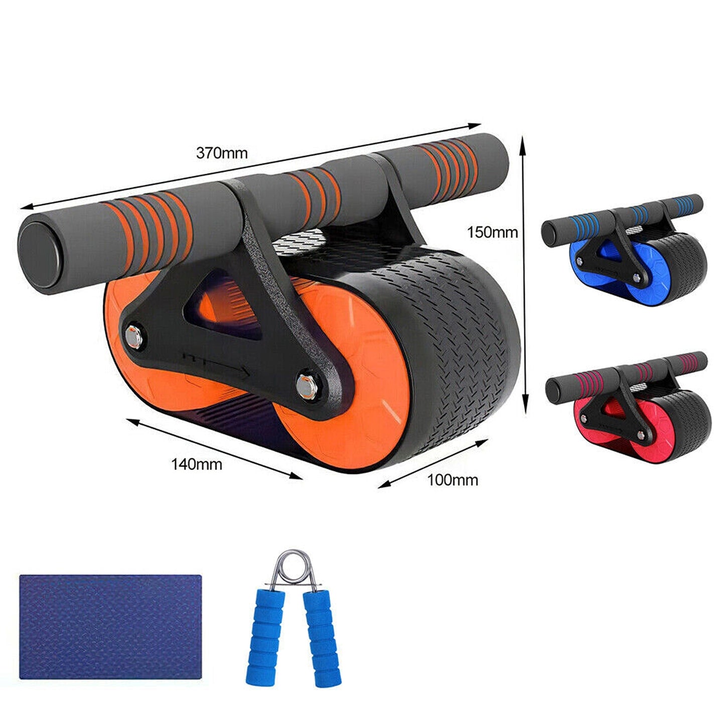 Automatic Rebound Fitness Abdominal Roller Anti Slip Wheel