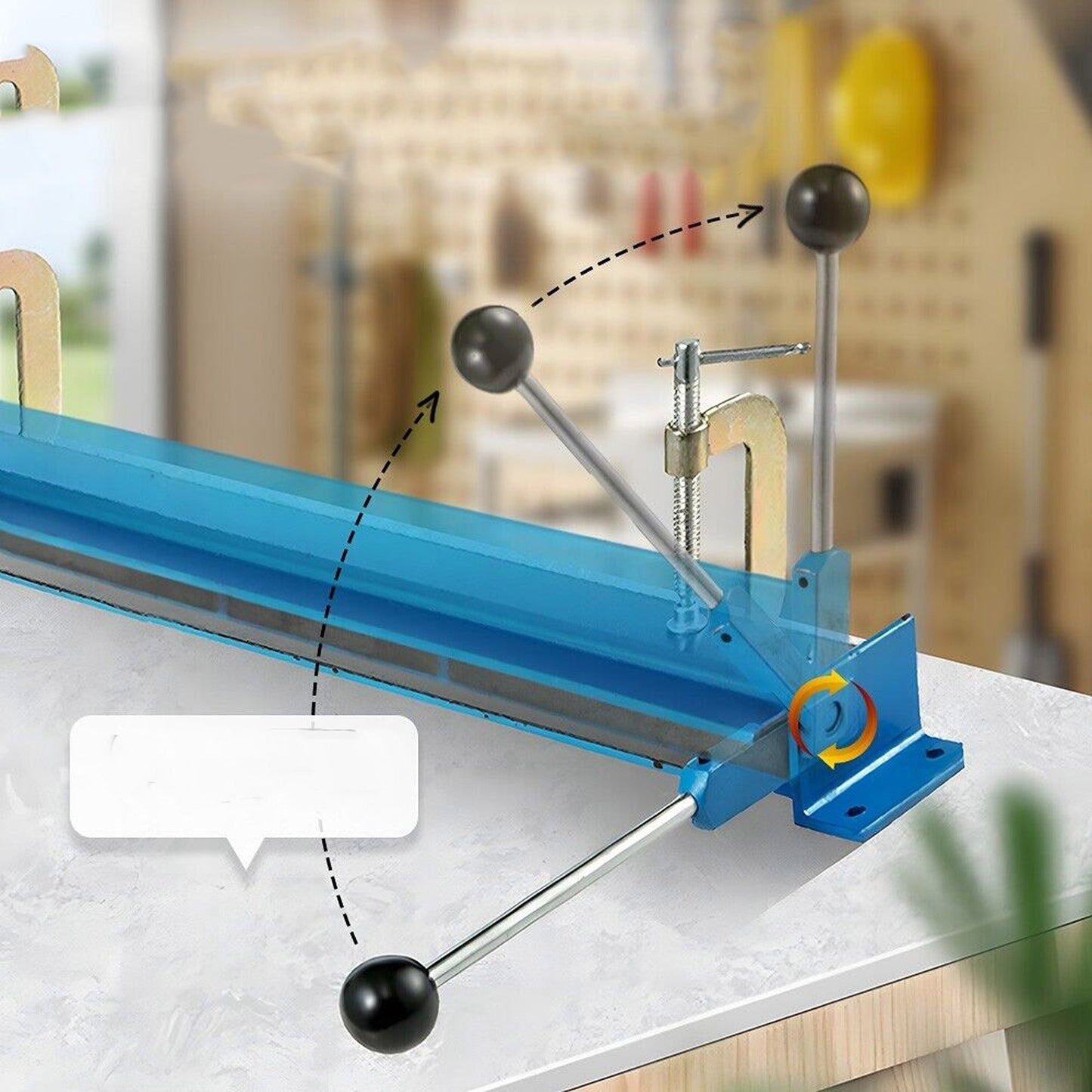 Manual Metal Bender for 90 Degree Sheet Folding Handheld Brake