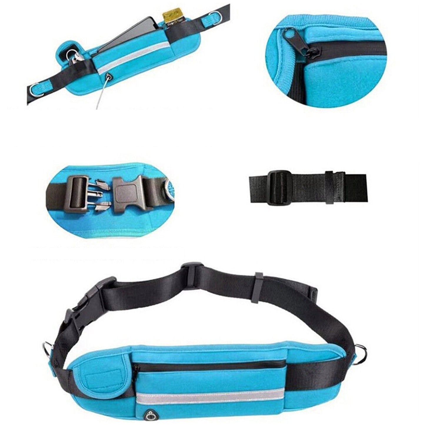 Hands-Free Dog Leash with Adjustable Waist Belt for Jogging