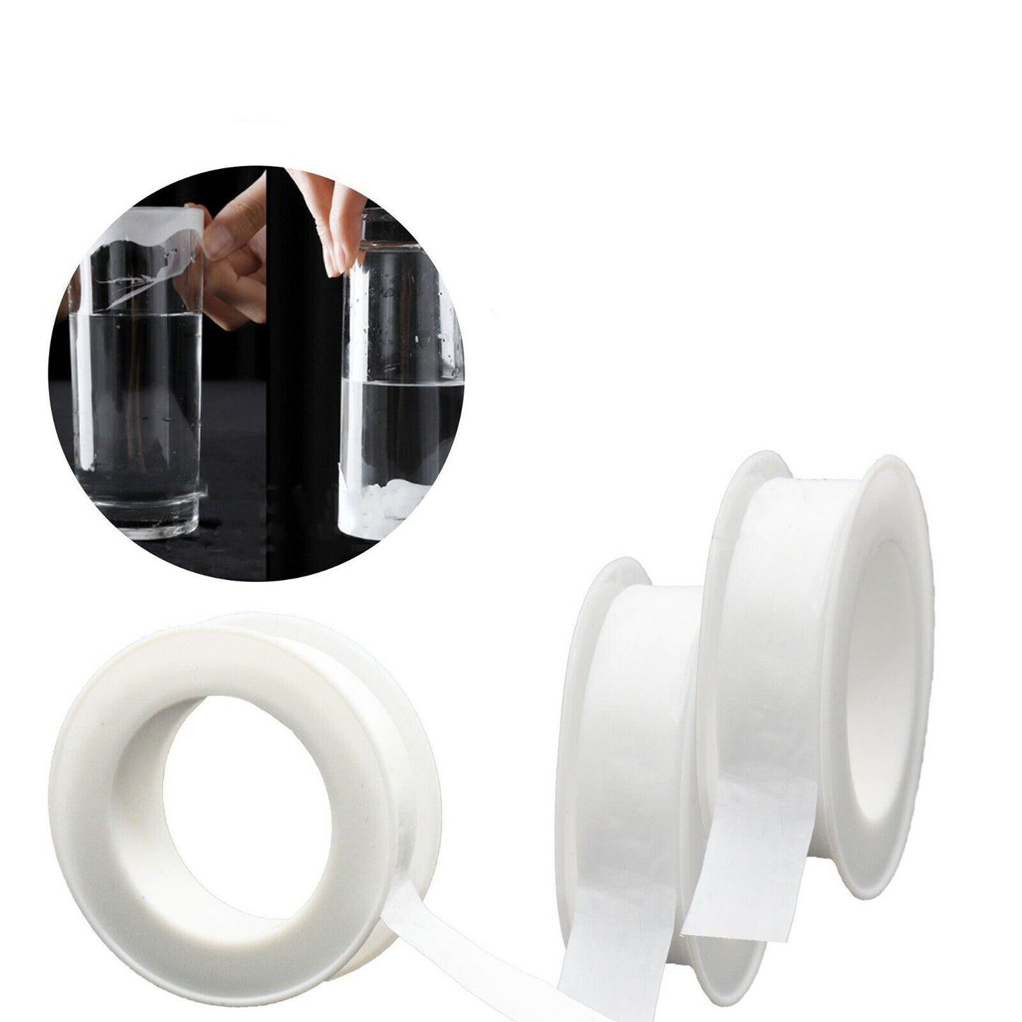 12pcs Thick Home Sink Thread Seal Plumbers Teflon Tape
