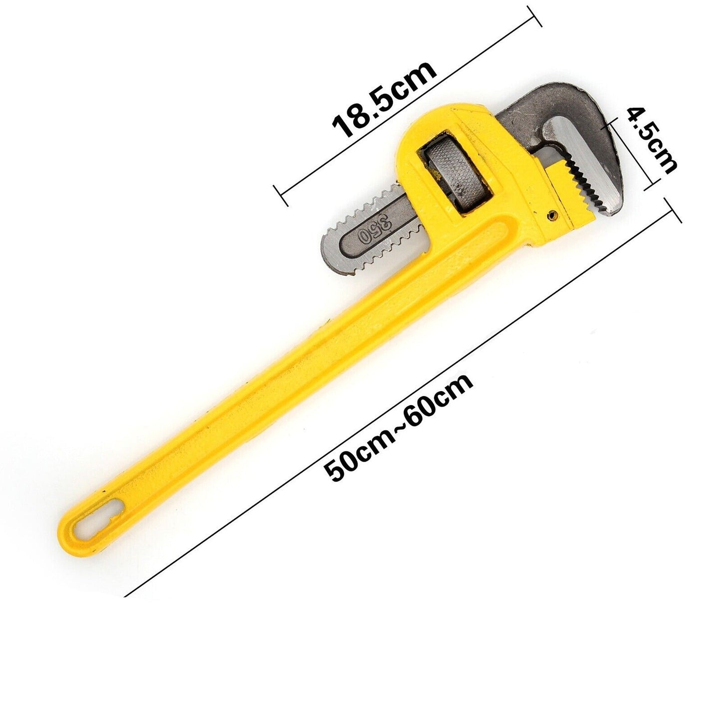 Adjustable Heavy Duty Pipe Plumbing Monkey Wrench 14 to 24in