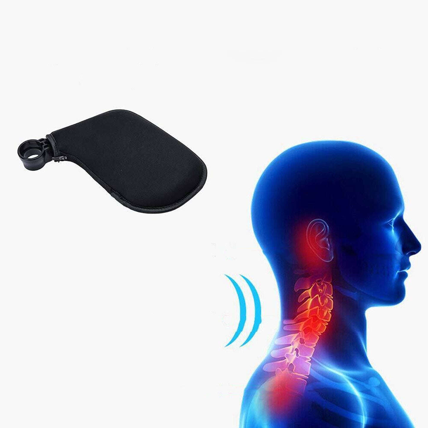 Adjustable Car Seat Headrest Cushion for Neck Support Soft Pillow