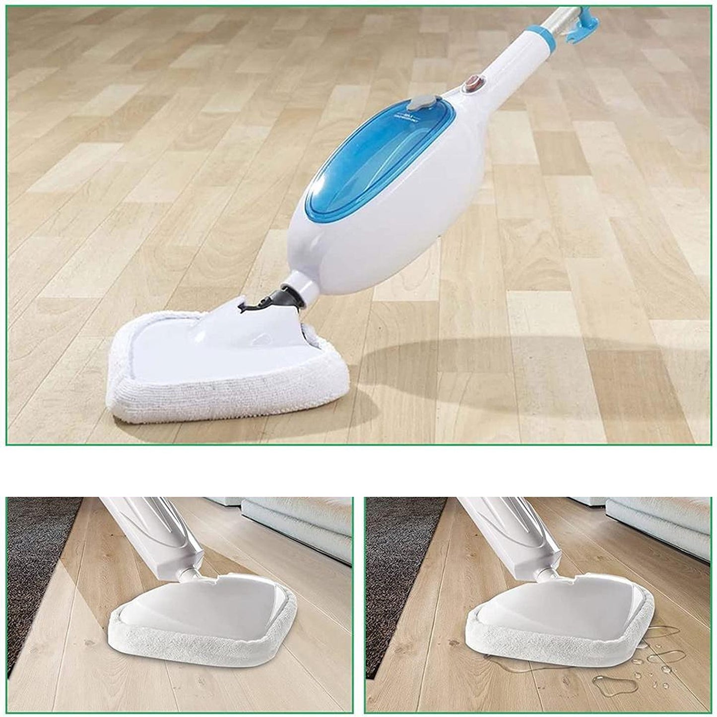6pcs Reusable Microfibre Cleaning Pads for Steam Mops Washable