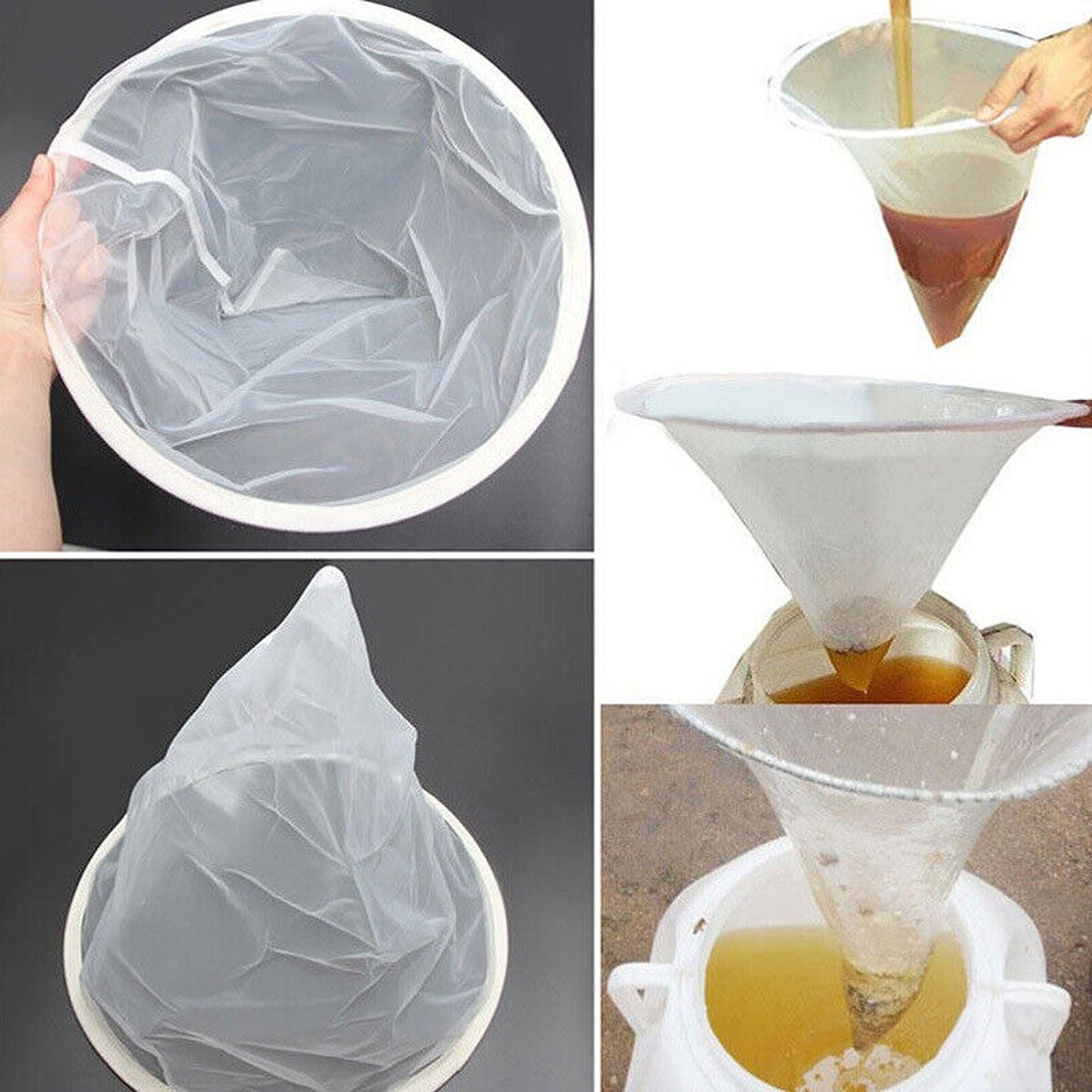 Beekeeping Honey Filter Net 150 Mesh Stainless Steel Juice Strainer