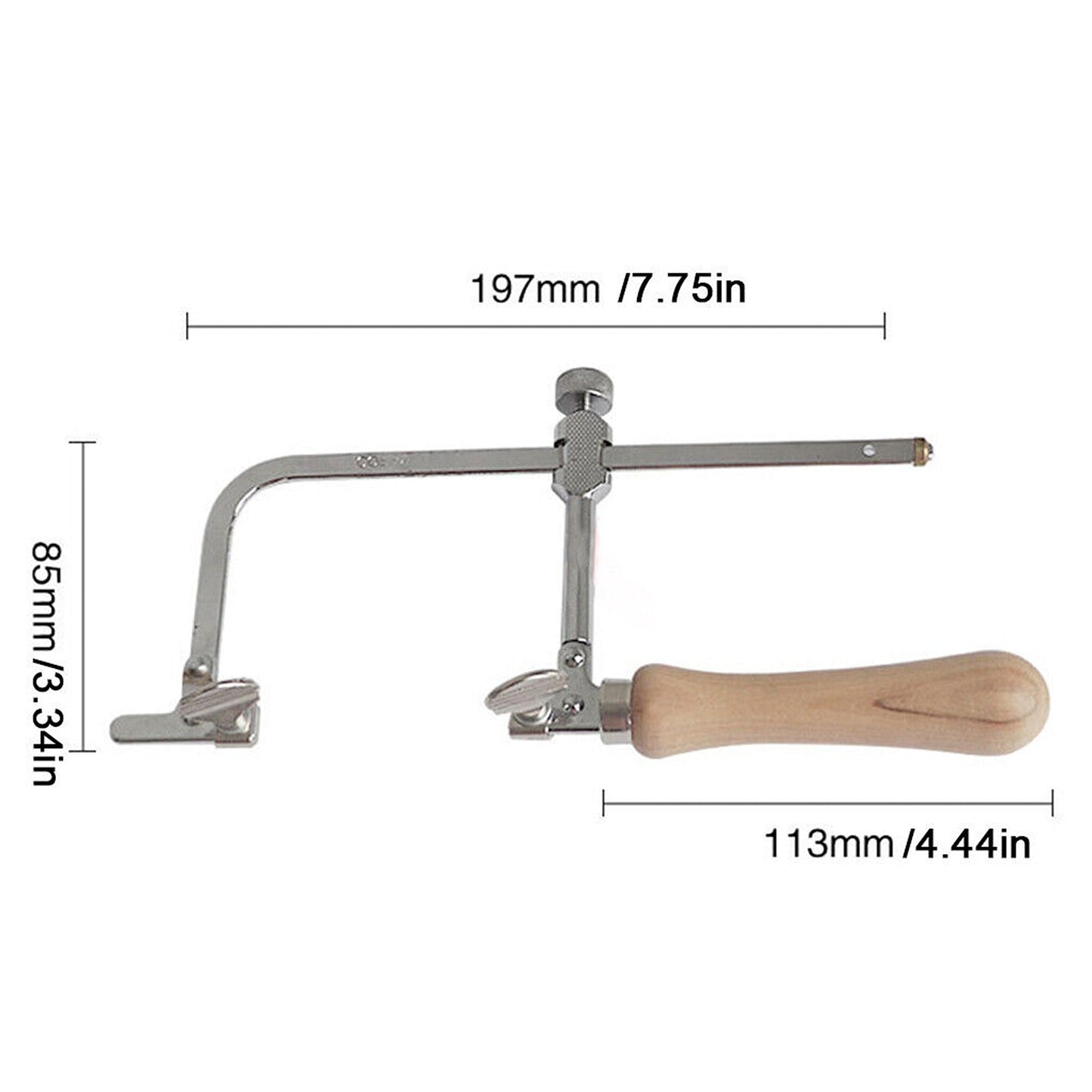 Jewelers U-shaped Saw DIY Tool with 12 Blades Kit