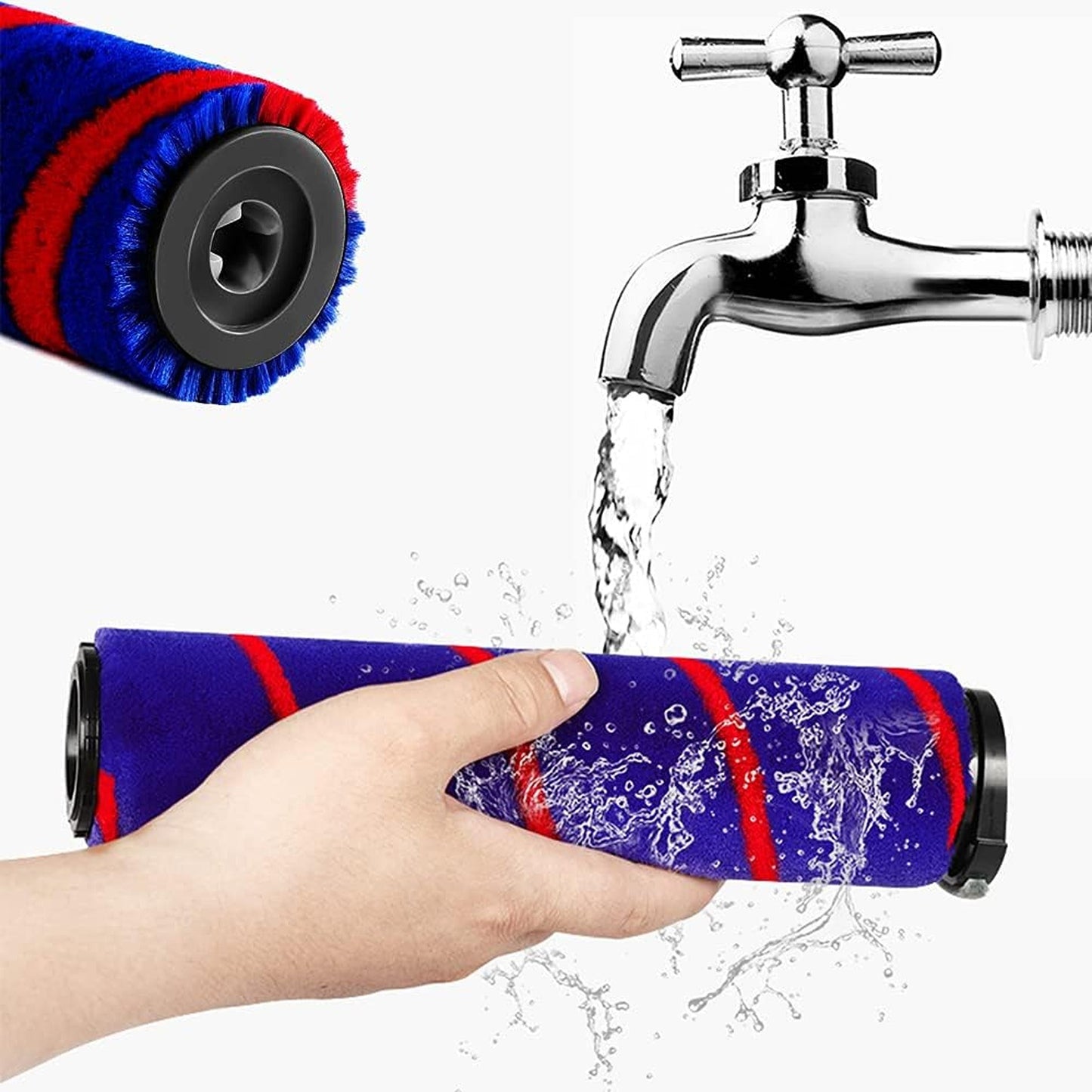 LED Roller Brush Head for Dyson V7 V8 V10 V11 Turbo Electric Floor Attachment